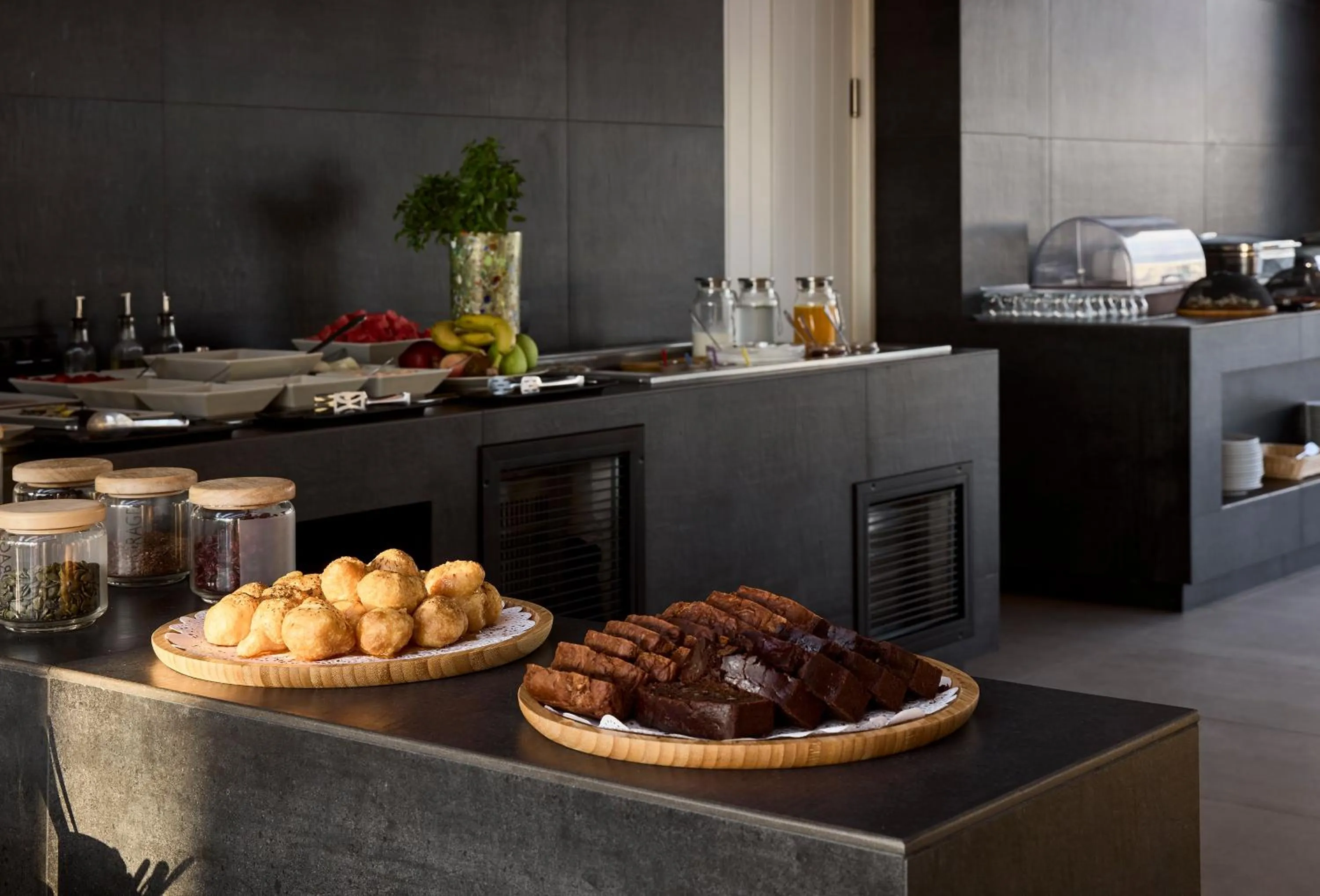 Buffet breakfast in Hotel Milos Sea Resort