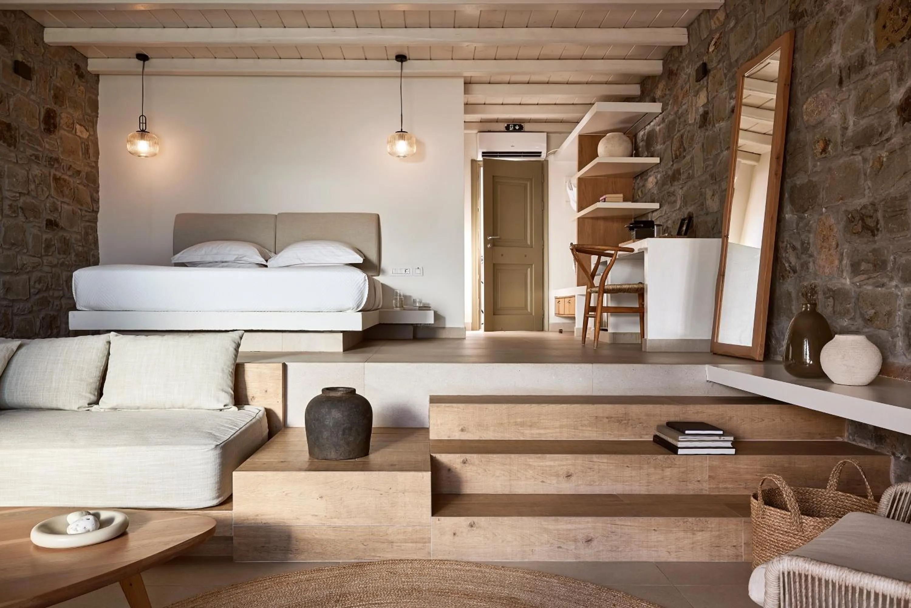 Photo of the whole room, Bed in Hotel Milos Sea Resort