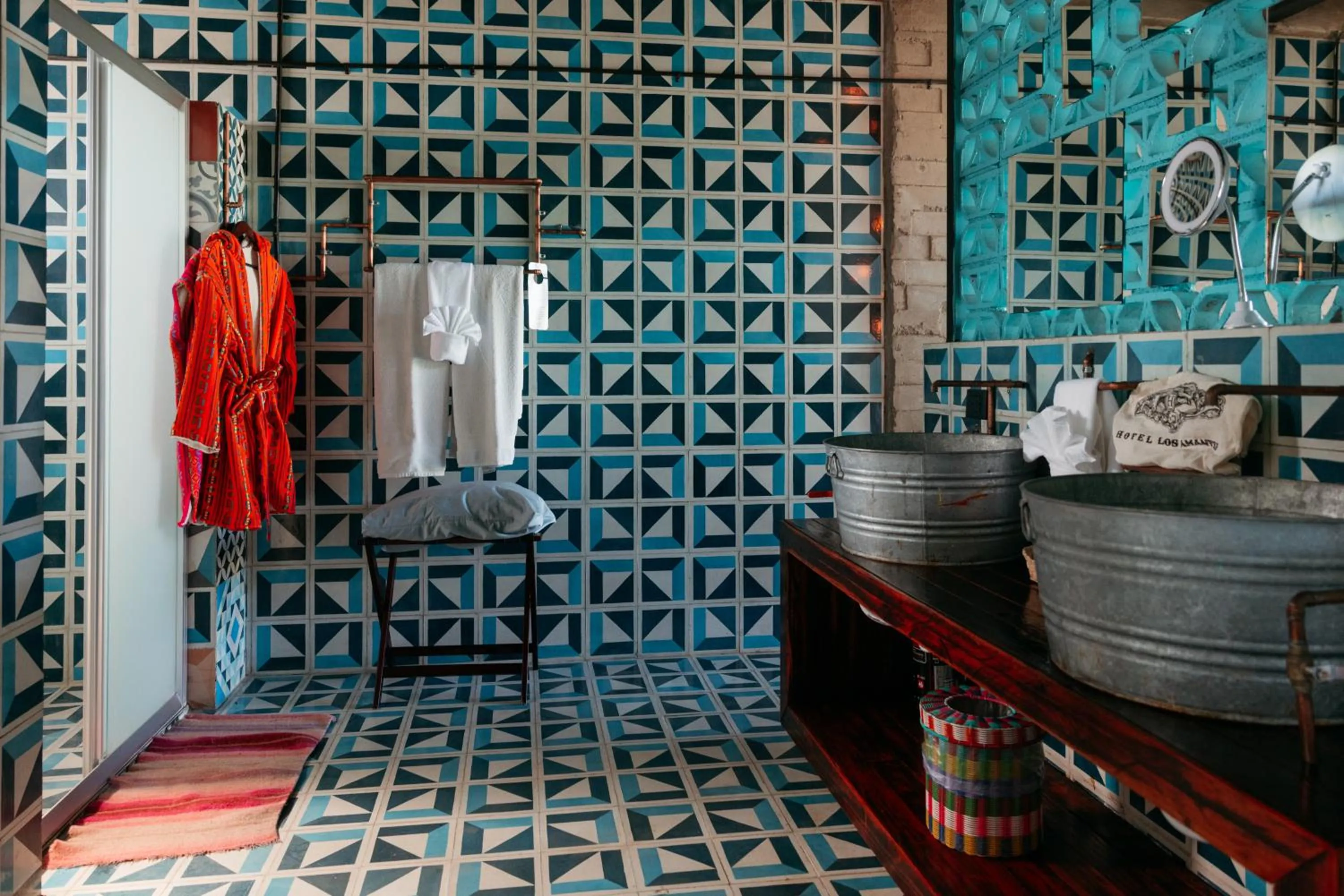 Bathroom in Hotel Los Amantes Valle de Guadalupe