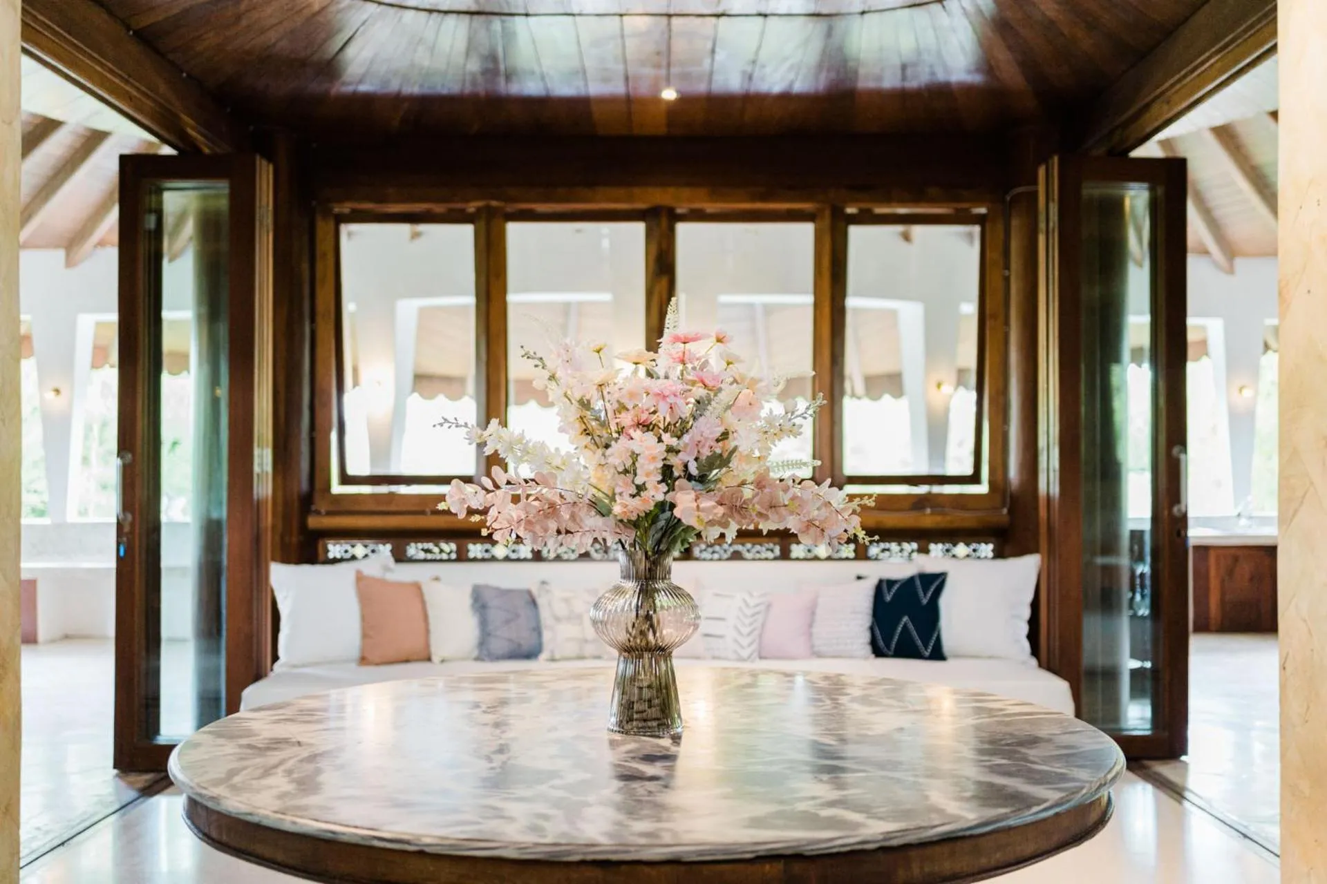 Living room in Villa Canggu Hearts