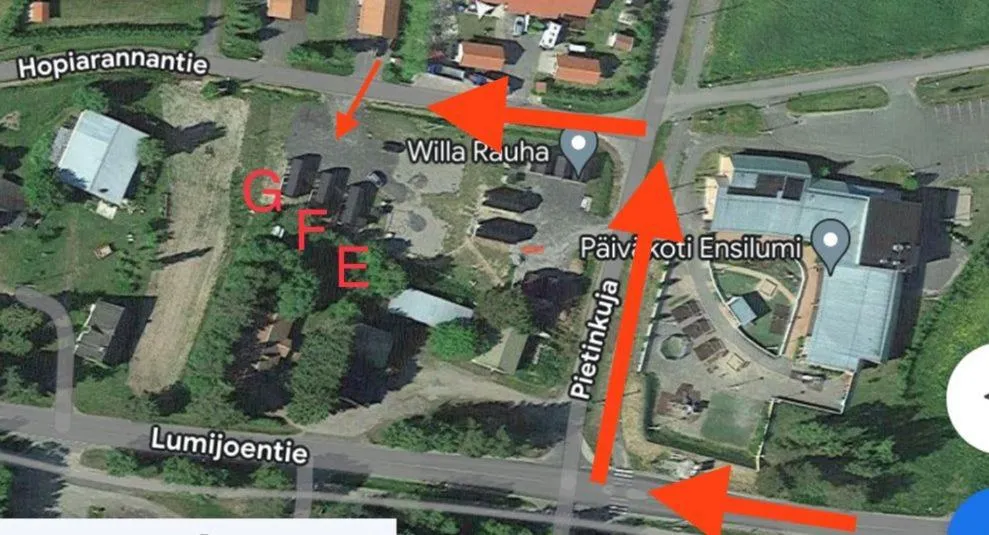 Area and facilities in Willa Rauha G