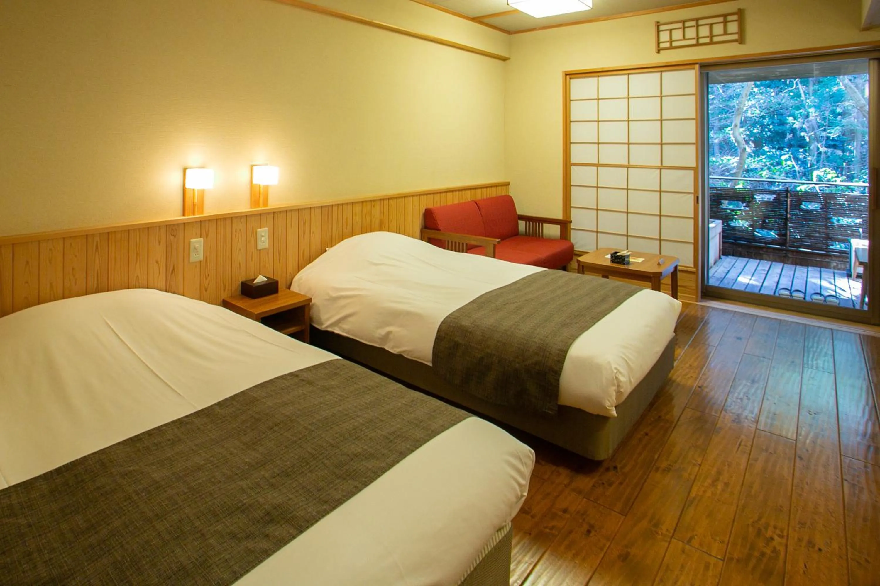 Photo of the whole room, Bed in Ikyu Reopening on April 1 ,2026