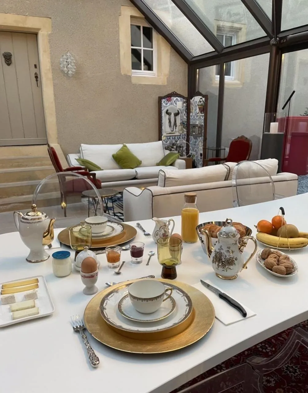 Food and drinks in La Maison Ruffinoise