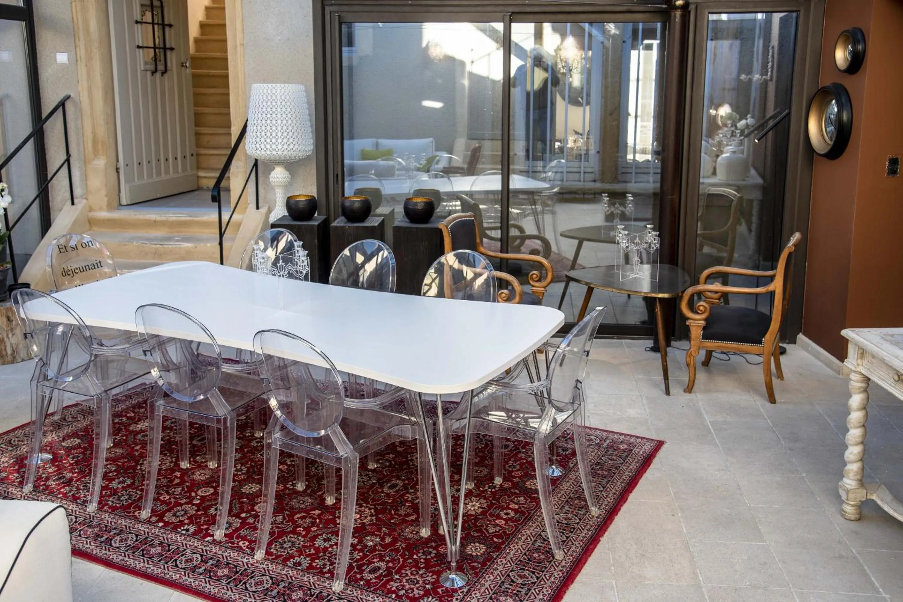 Dining area in La Maison Ruffinoise