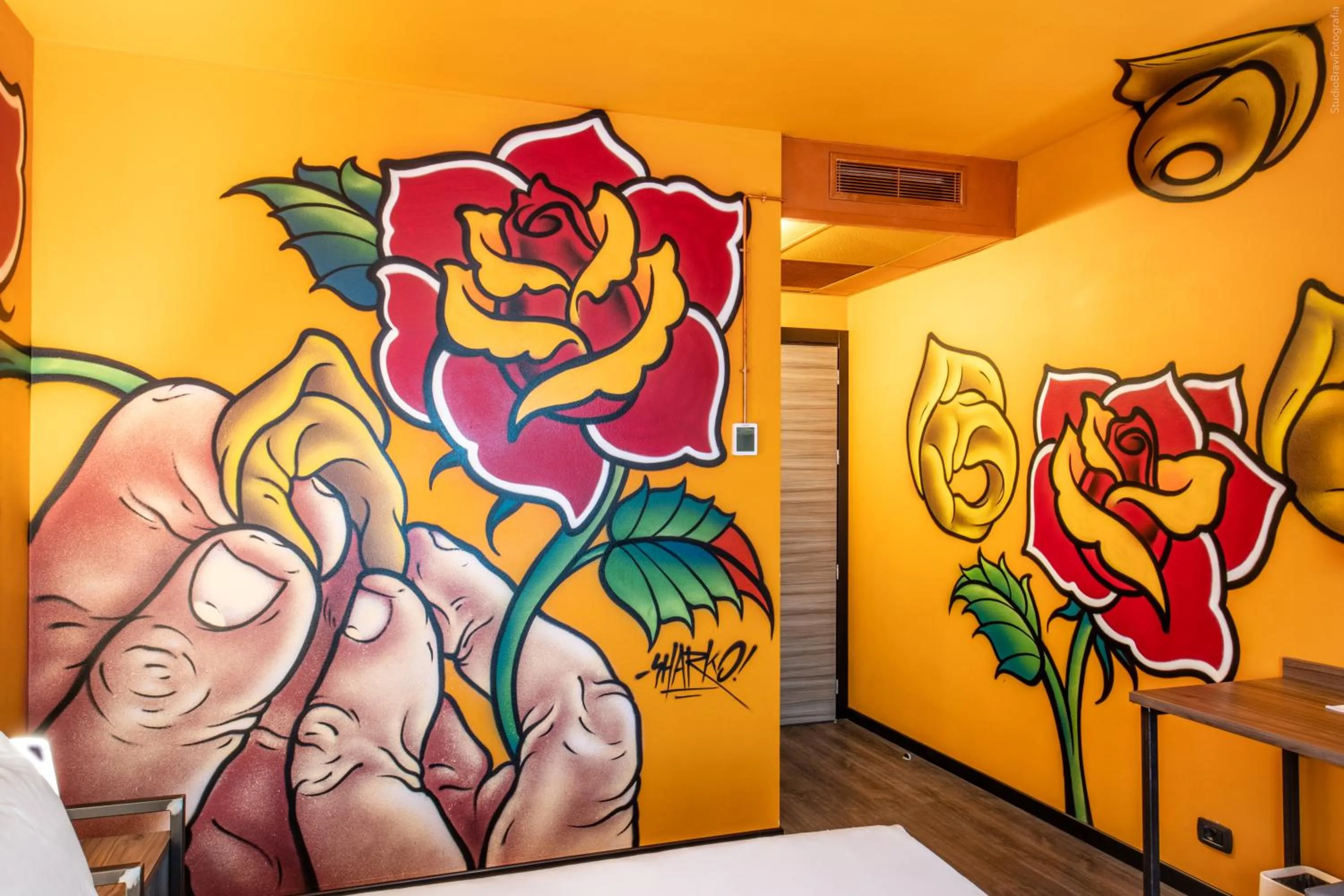 Decorative detail in Muraless Art Hotel - WorldHotels Crafted