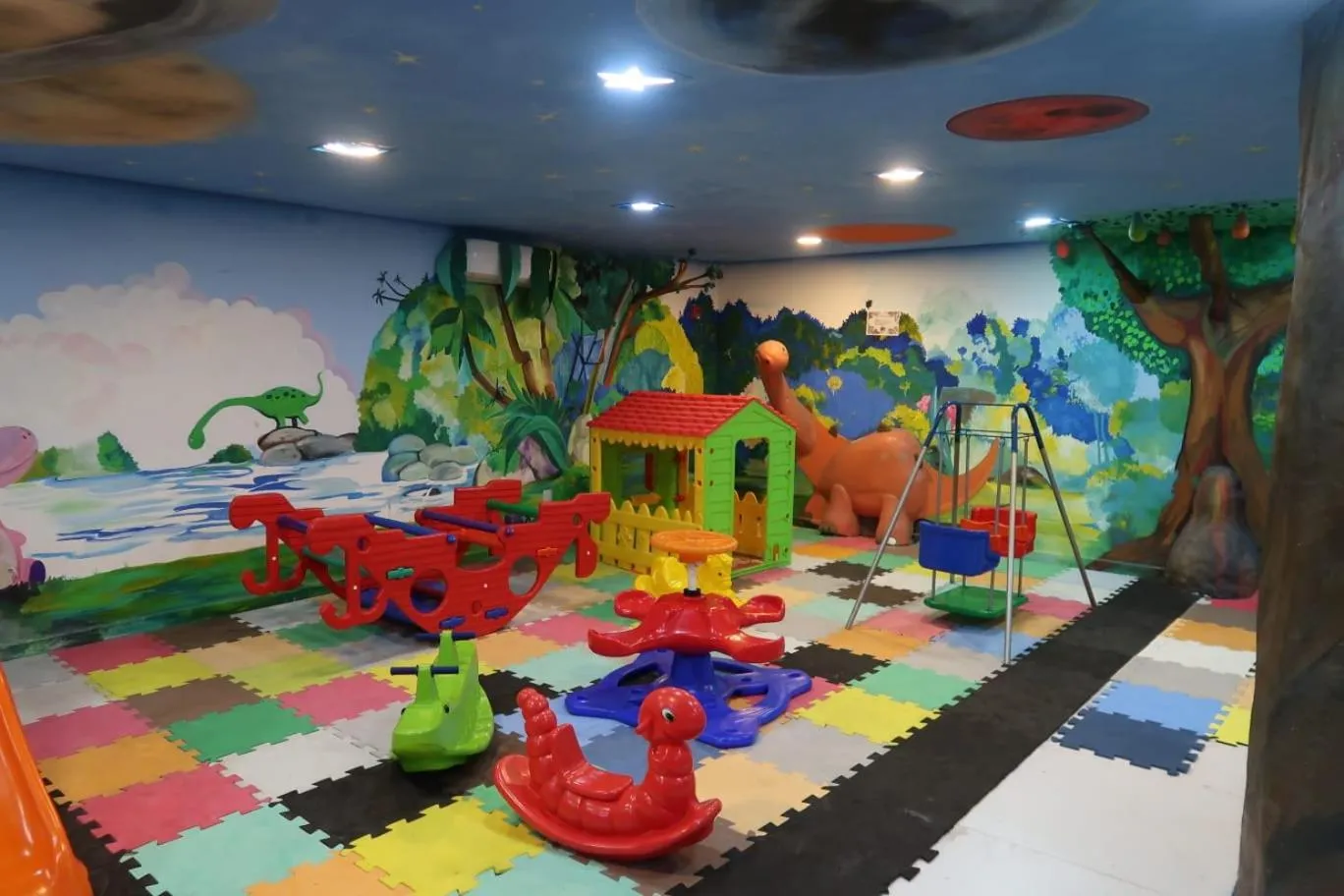 Property building in Hotel Recanto dos Dinossauros