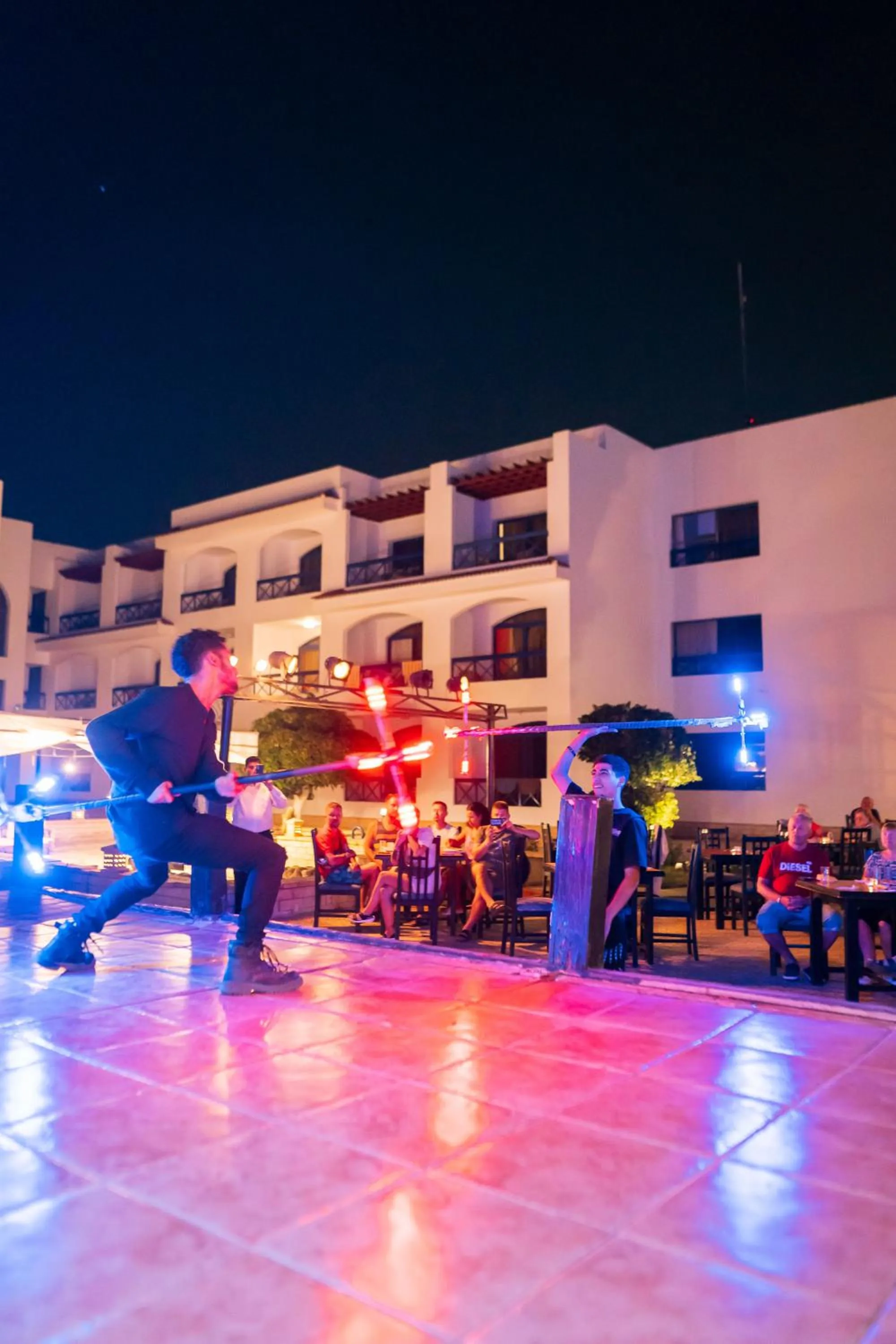 Night in El Khan Sharm Hotel