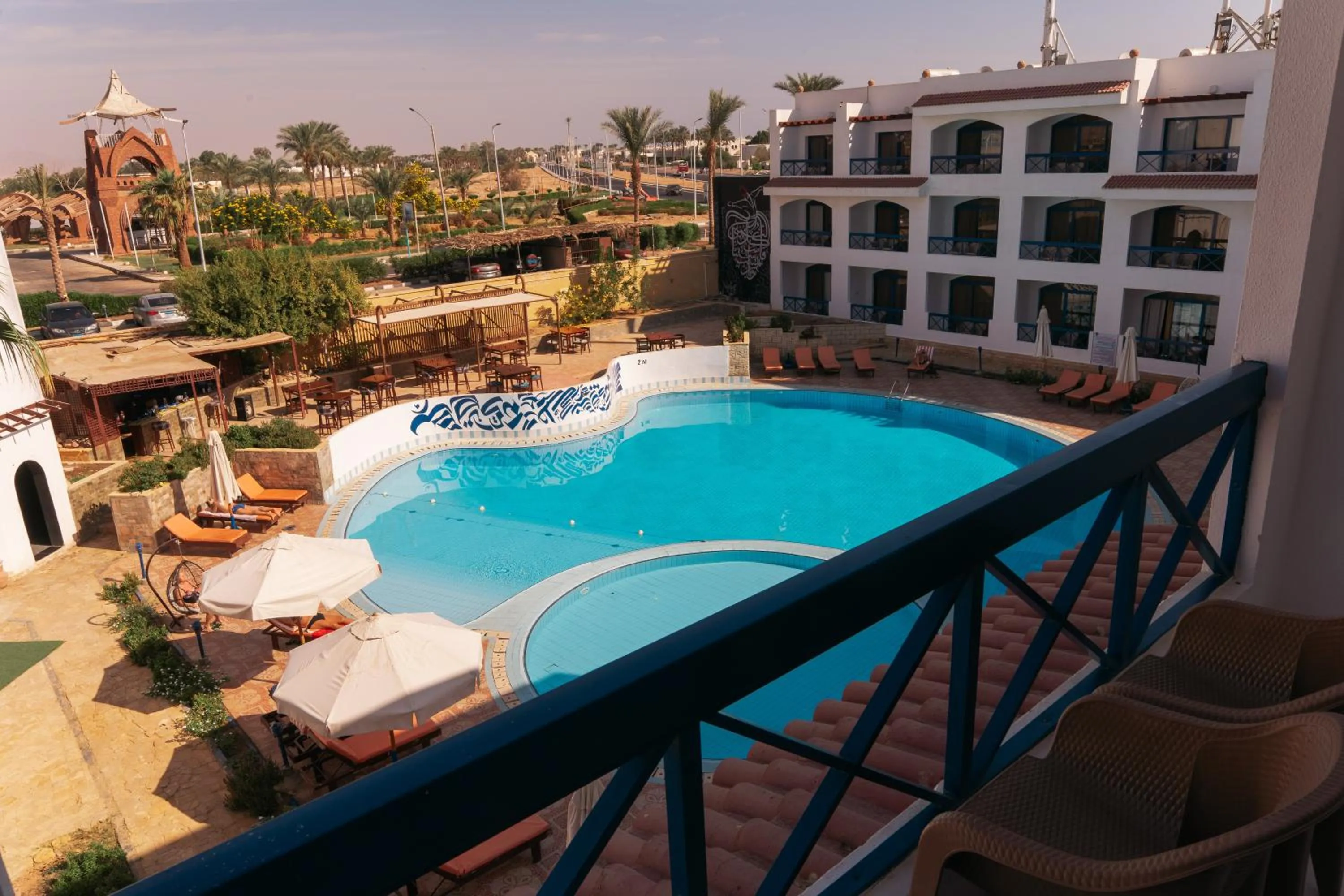 Swimming pool in El Khan Sharm Hotel