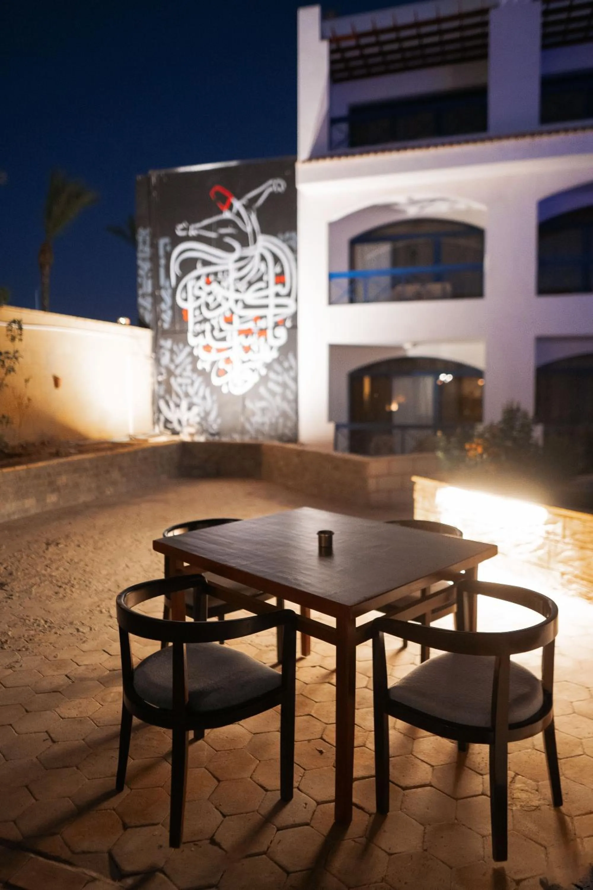 Seating area in El Khan Sharm Hotel