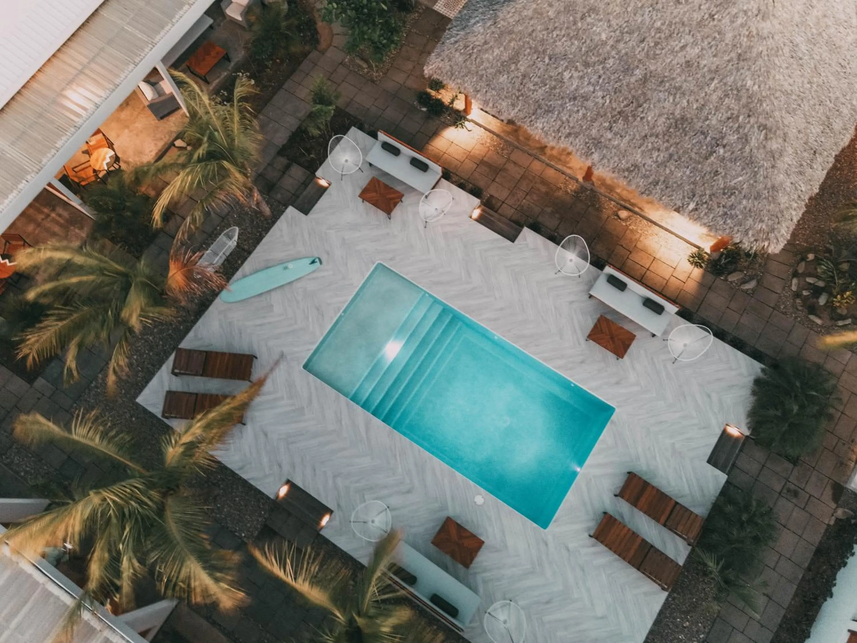 Swimming pool in El Pez Surf Hotel