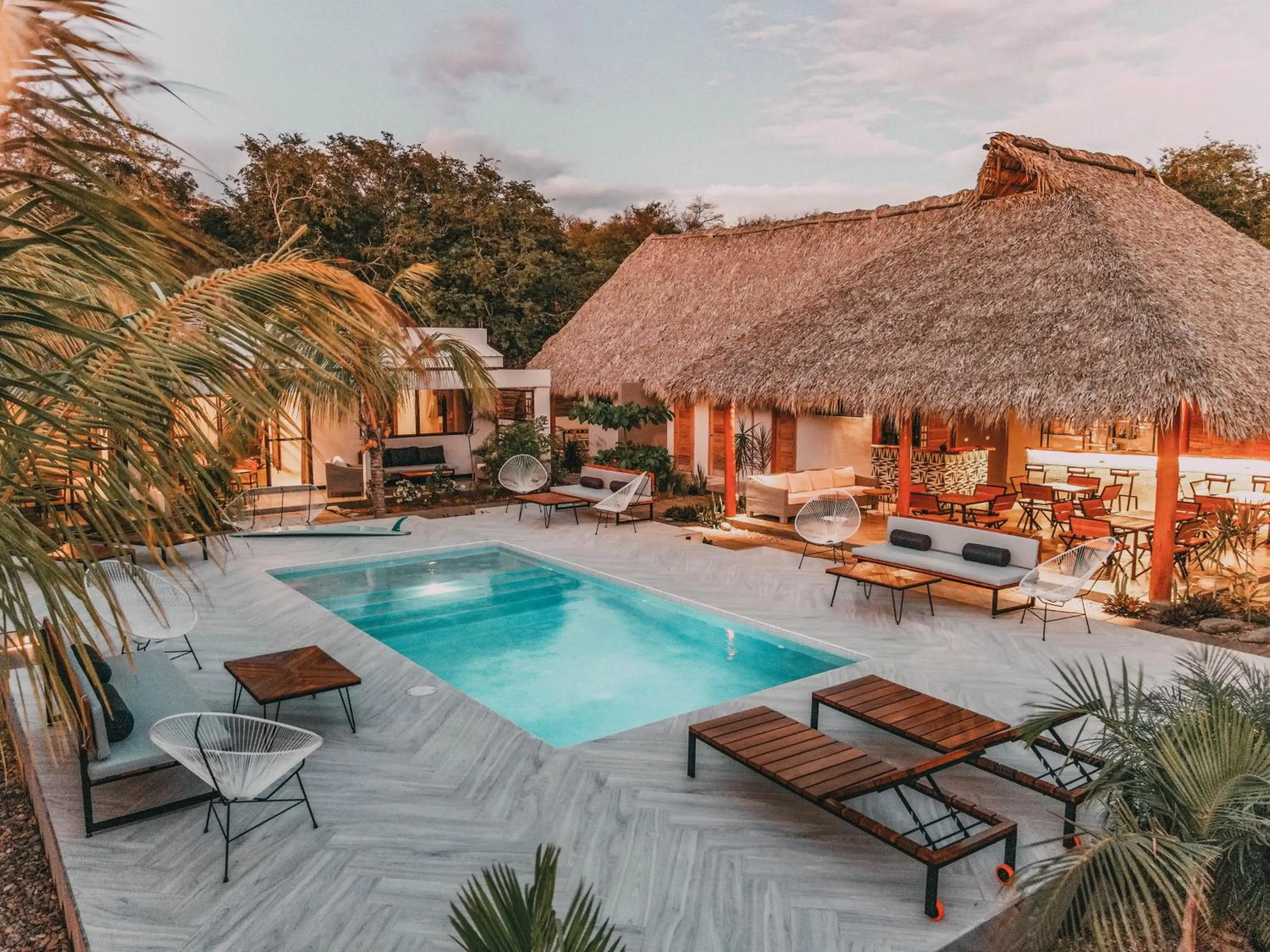 Swimming pool in El Pez Surf Hotel