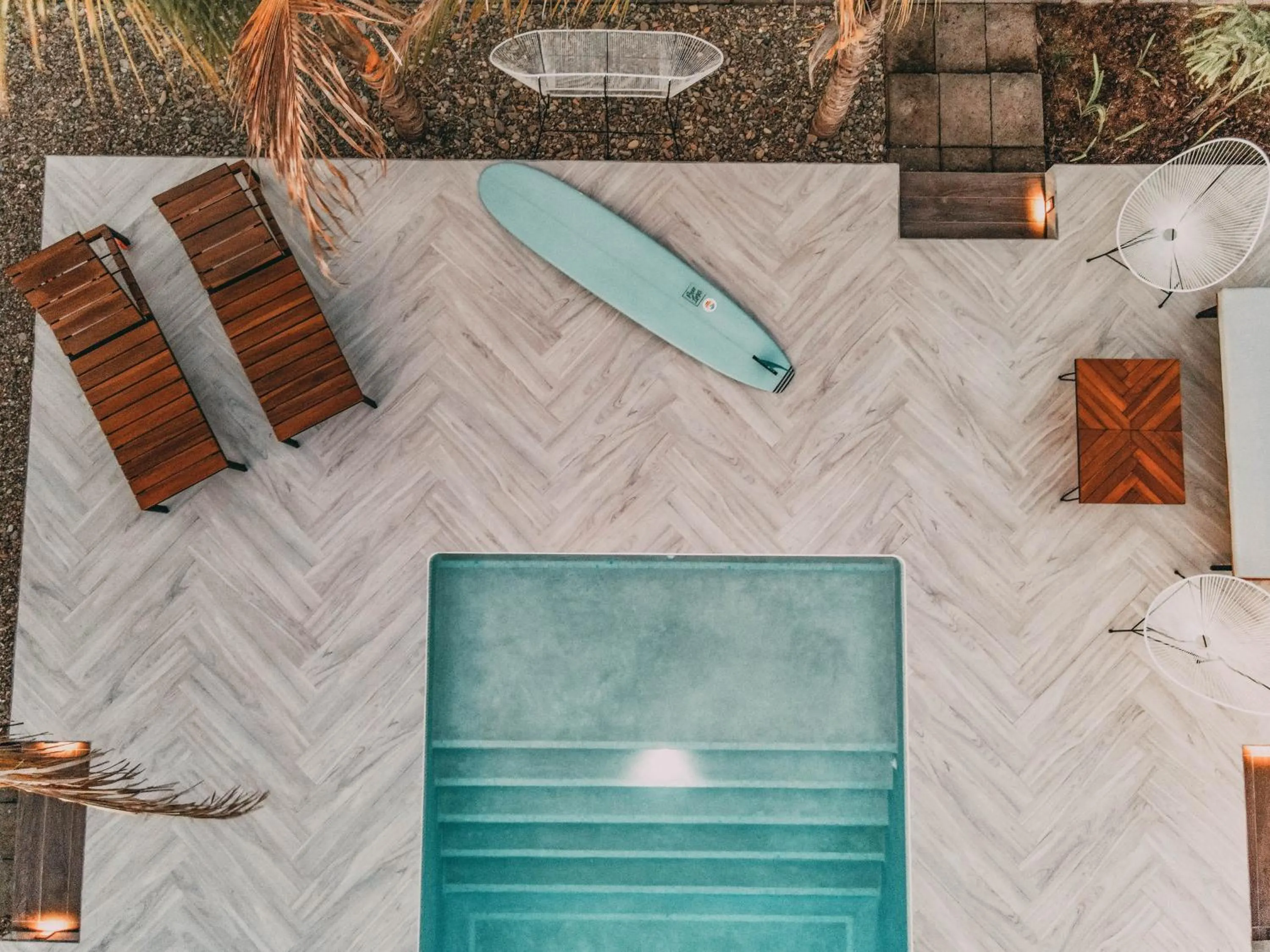 Swimming pool in El Pez Surf Hotel