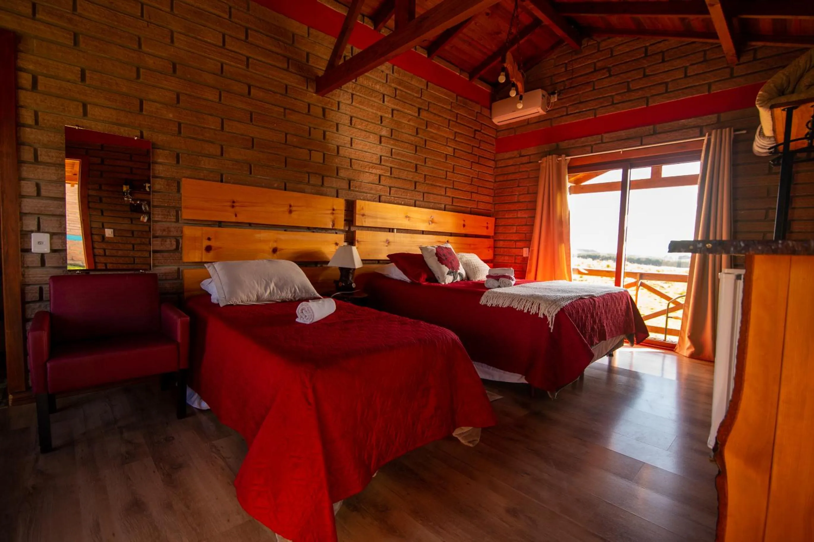 Bed in Chalés Corucacas