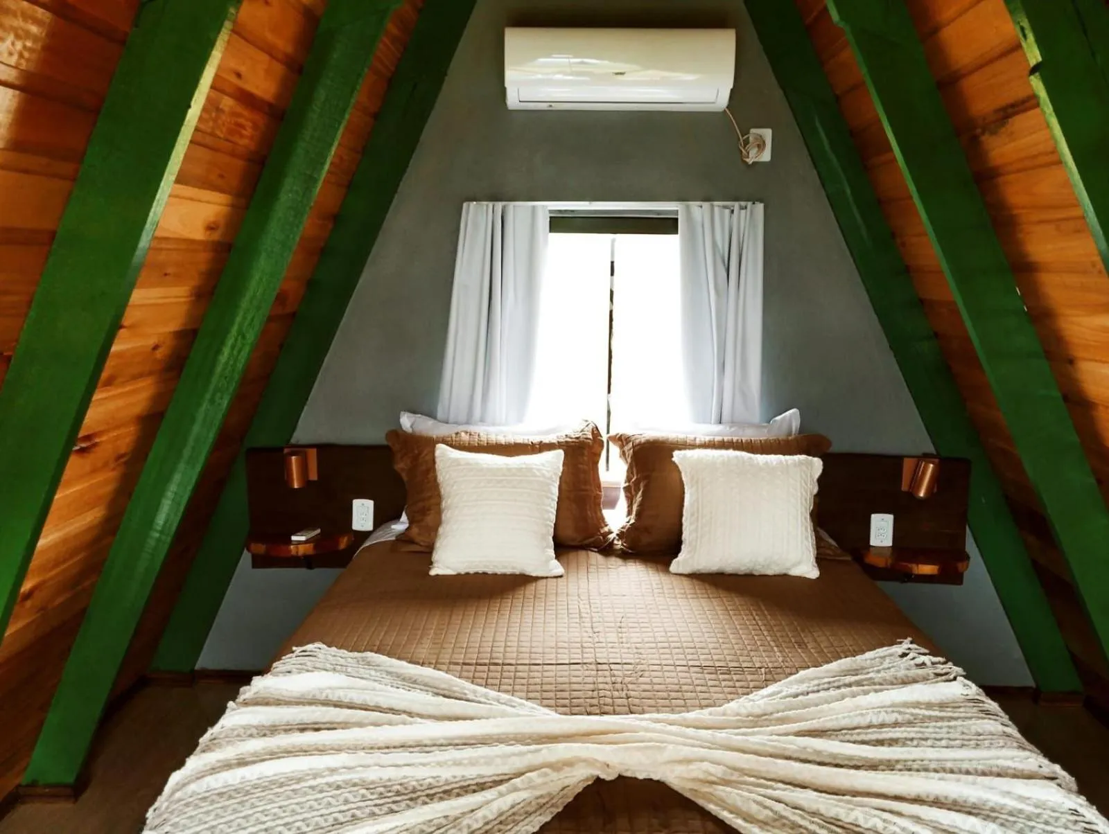 Bed in Chalés Corucacas