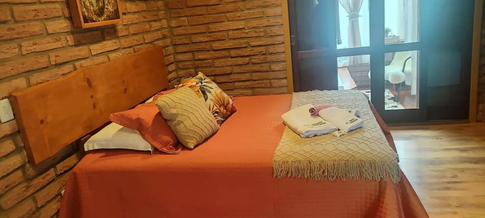 Bed in Chalés Corucacas