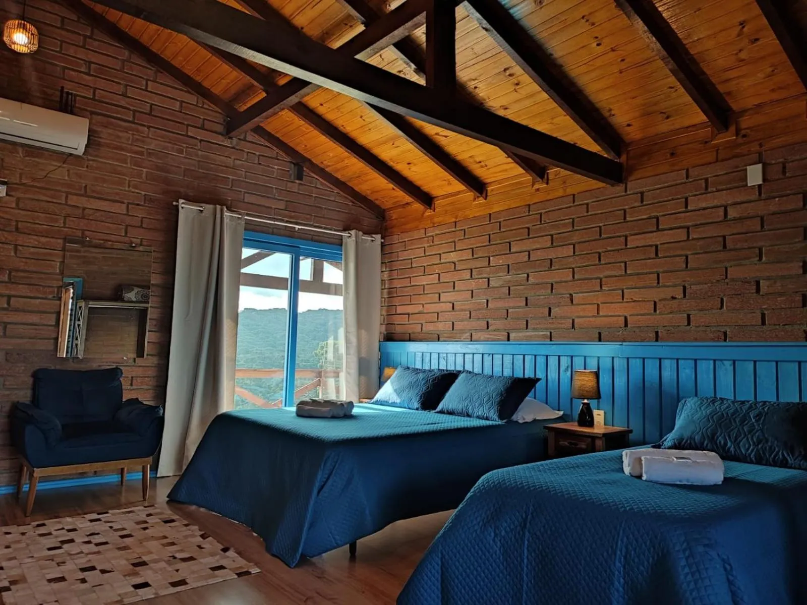 Bed in Chalés Corucacas