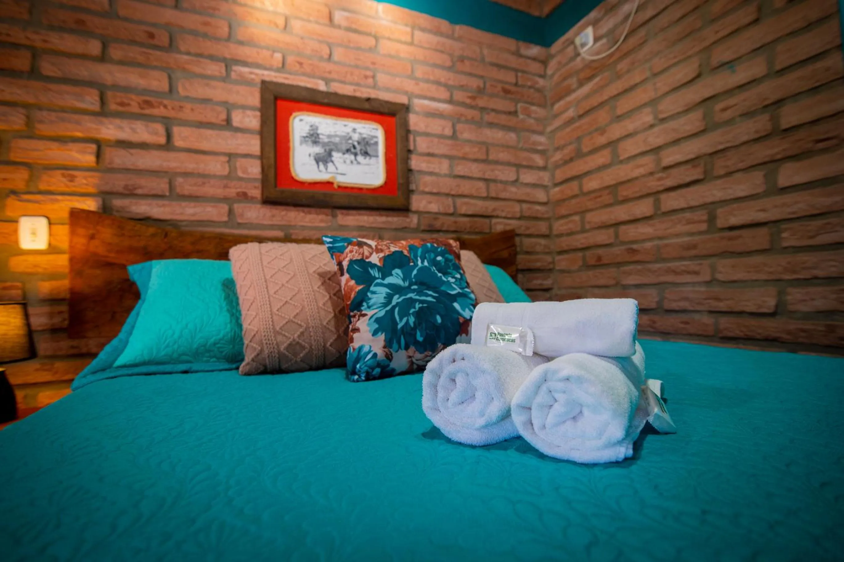 Bed in Chalés Corucacas