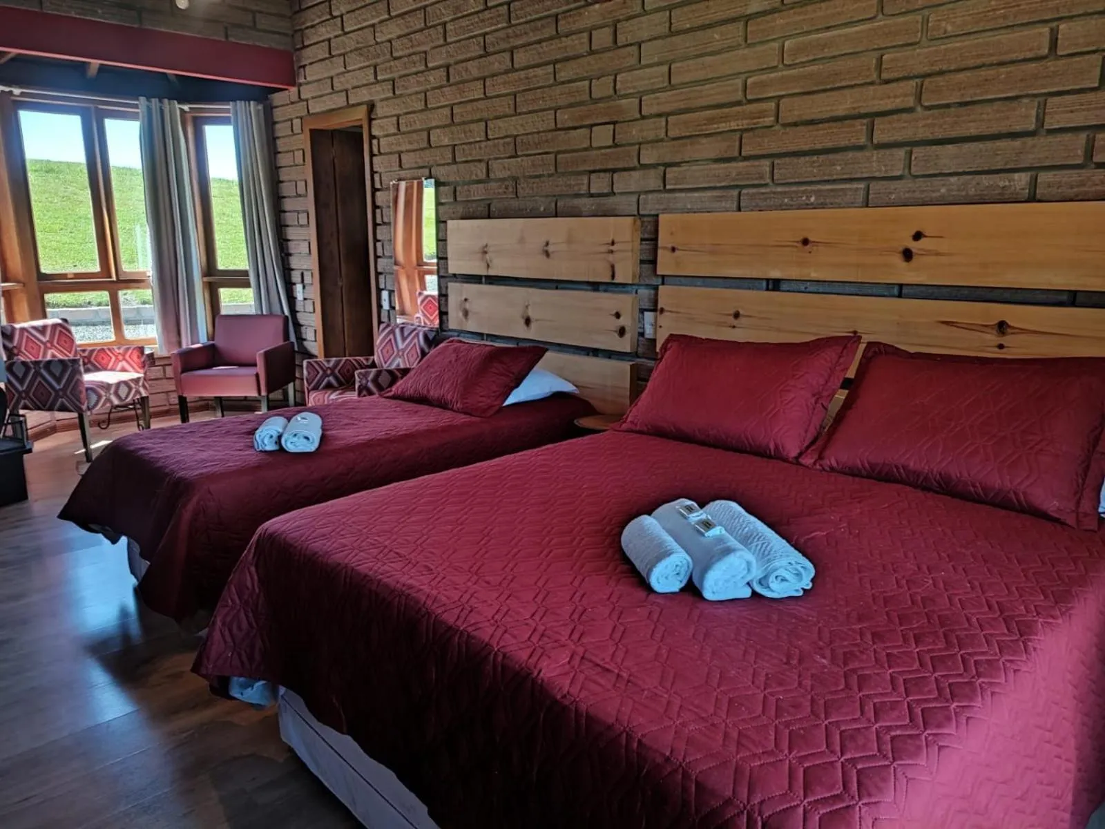 Bed in Chalés Corucacas