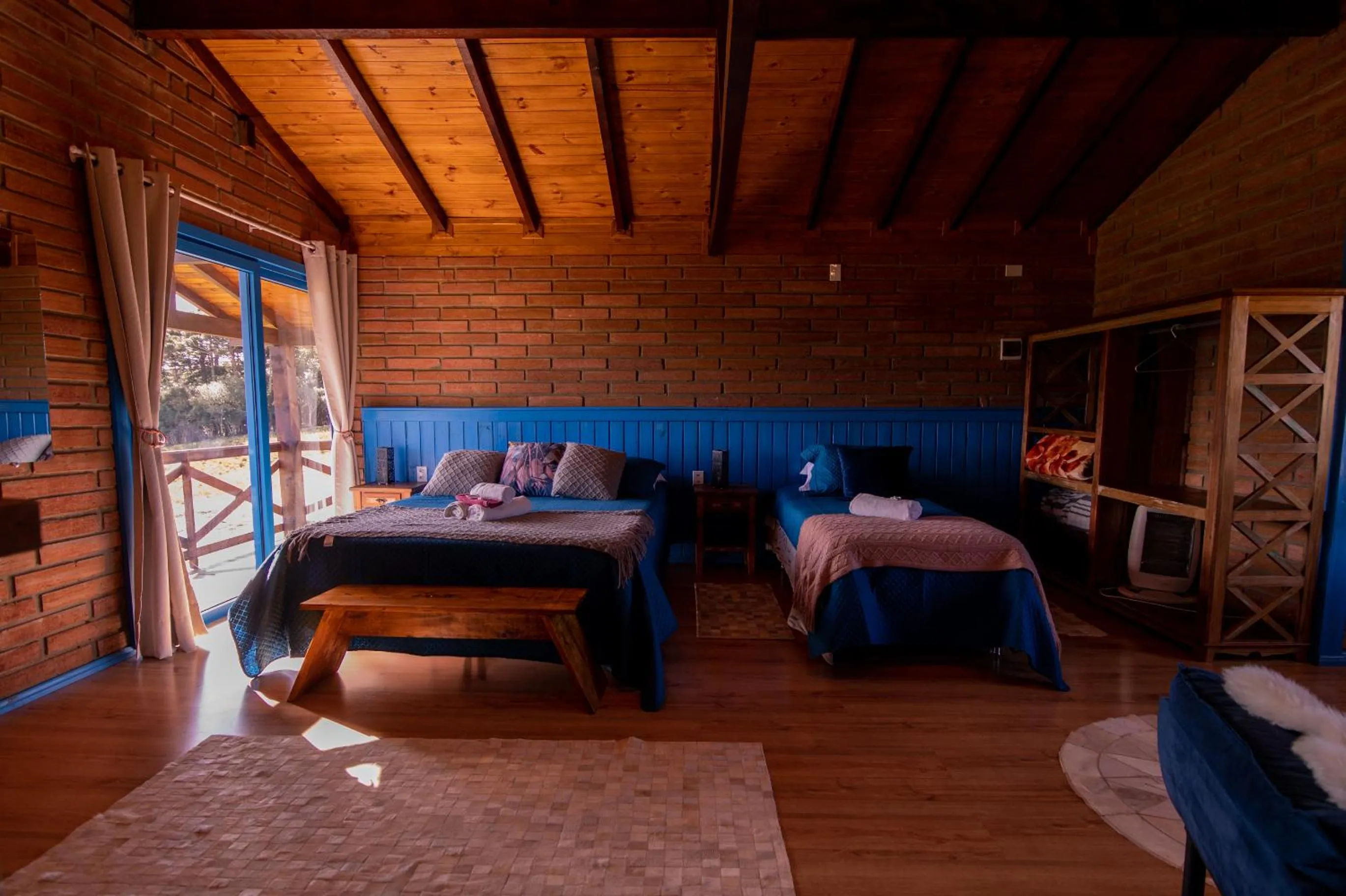 Bed in Chalés Corucacas