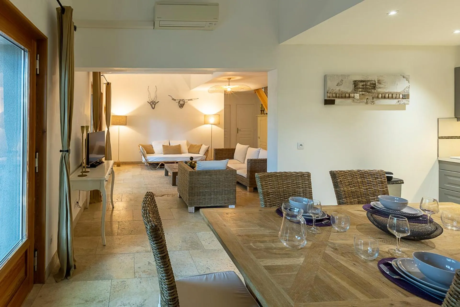 Living room in Mas de Capelou