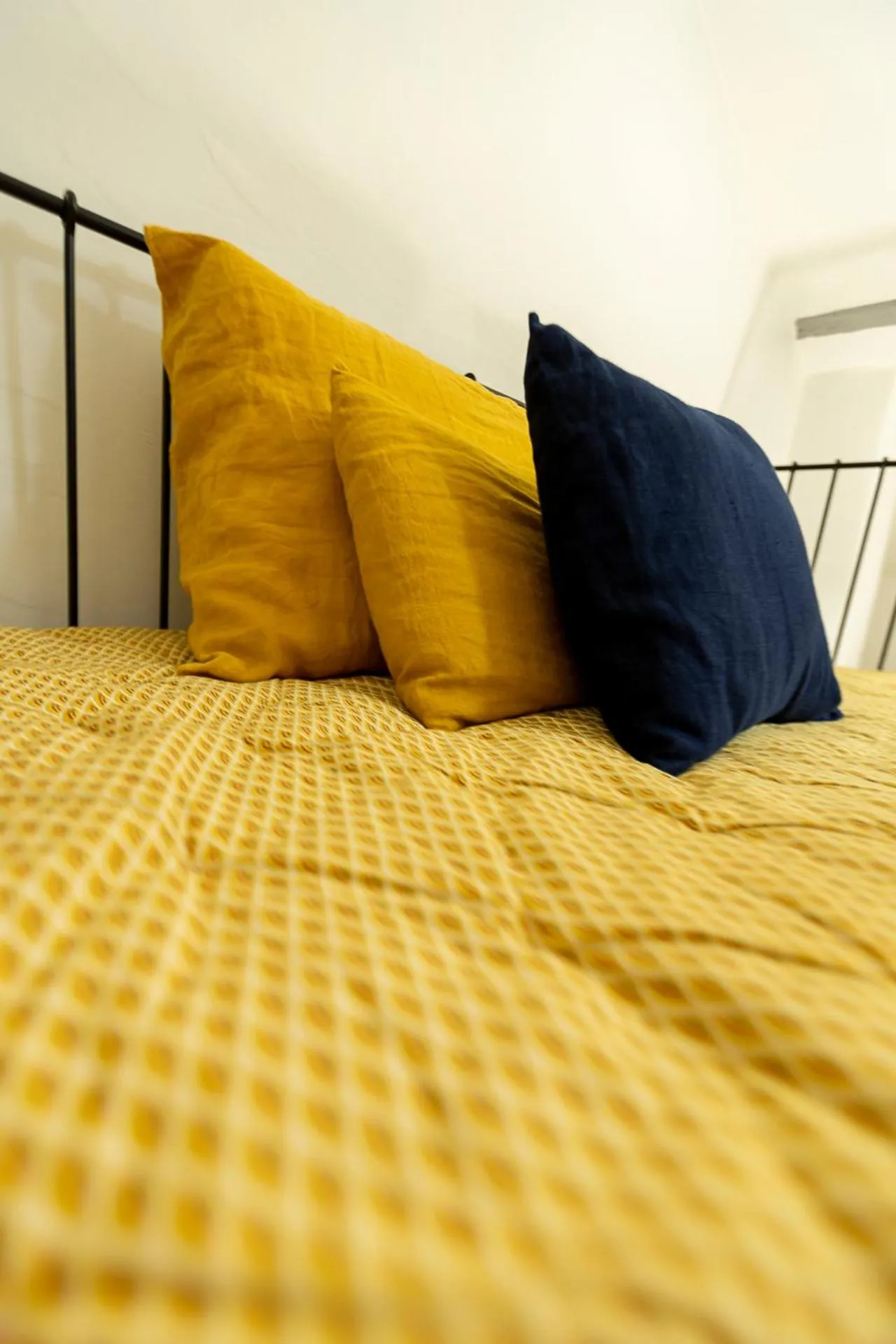 Decorative detail, Bed in Mas de Capelou