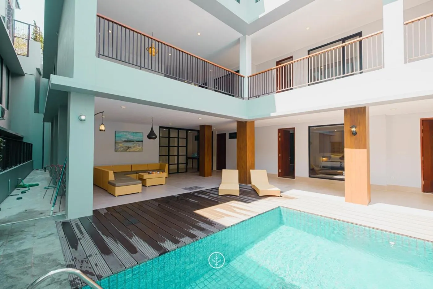 Swimming pool in Atsuka Hill View Villa 8 bedrooms with a private heated swimming pool