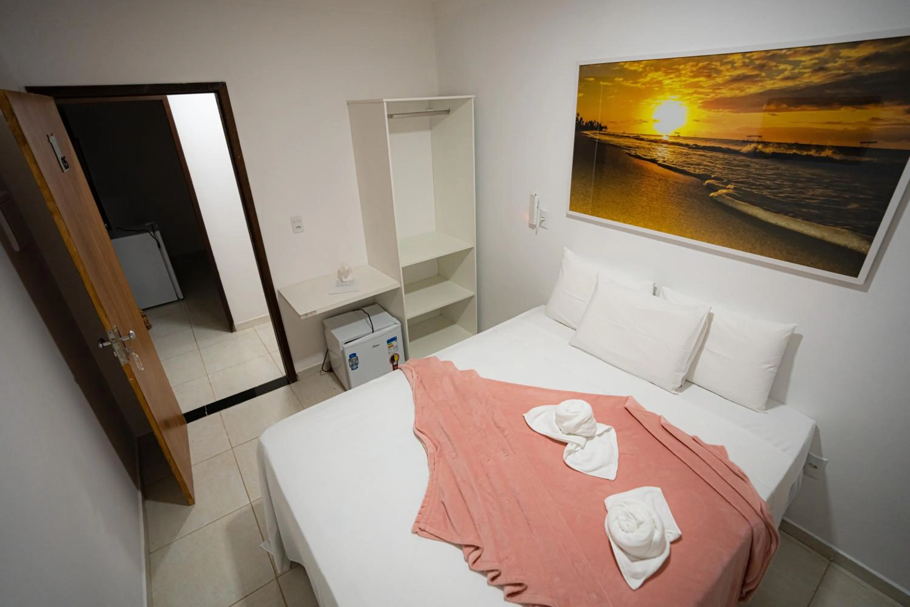 Bed in Pousada Villa Costeira