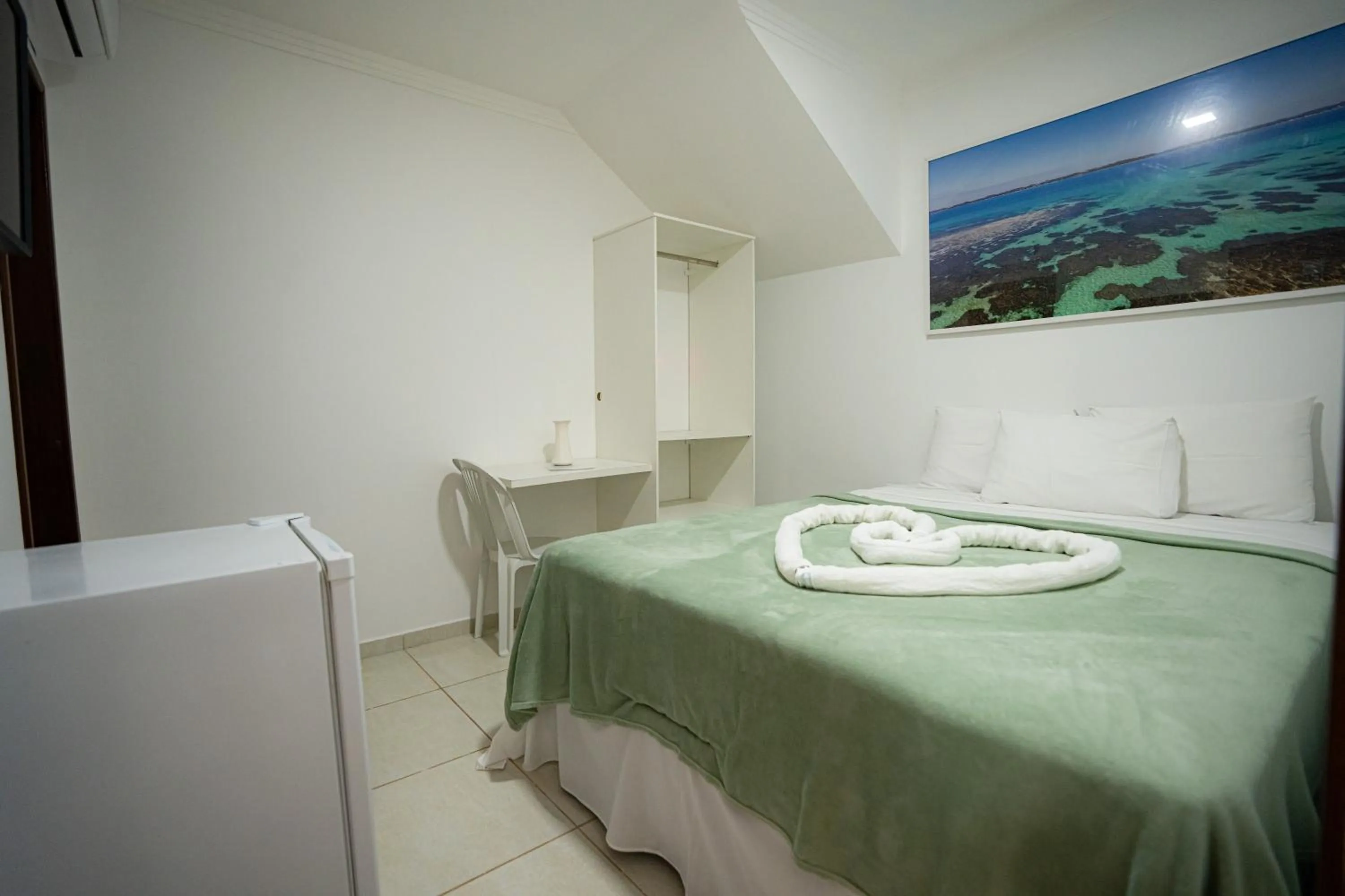 Bed in Pousada Villa Costeira