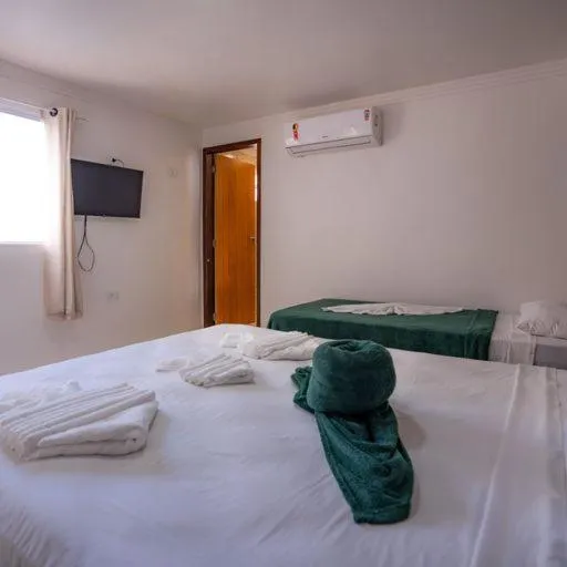 Bed in Pousada Villa Costeira