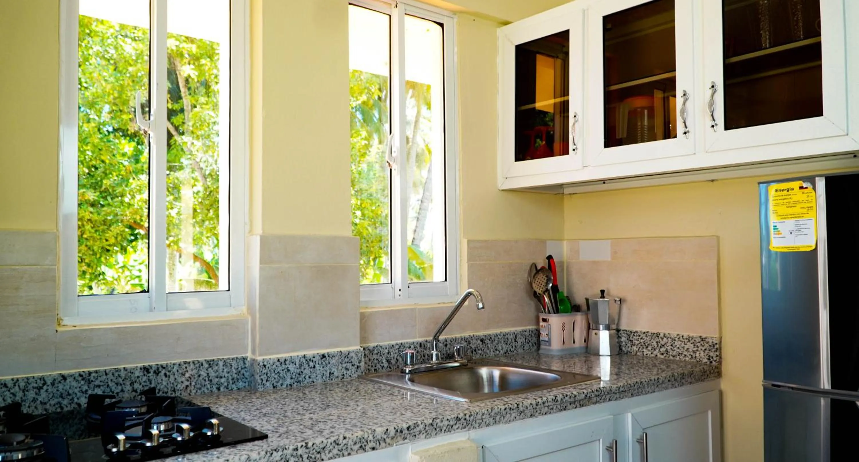 Kitchen or kitchenette in Hotel Turístico Marian