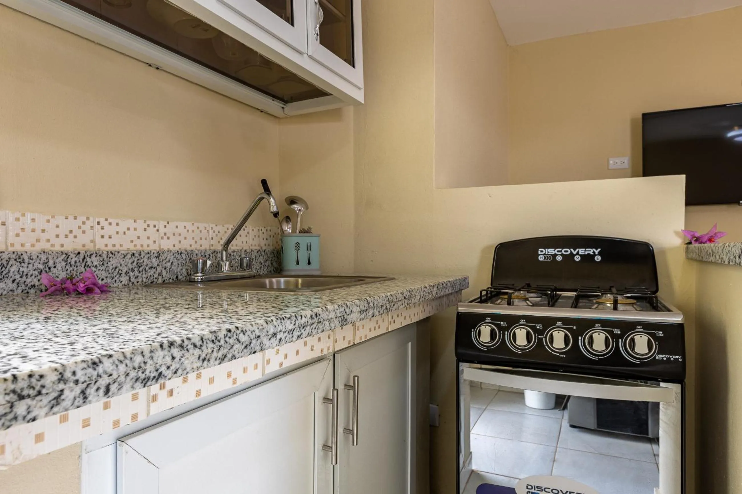 Kitchen or kitchenette in Hotel Turístico Marian