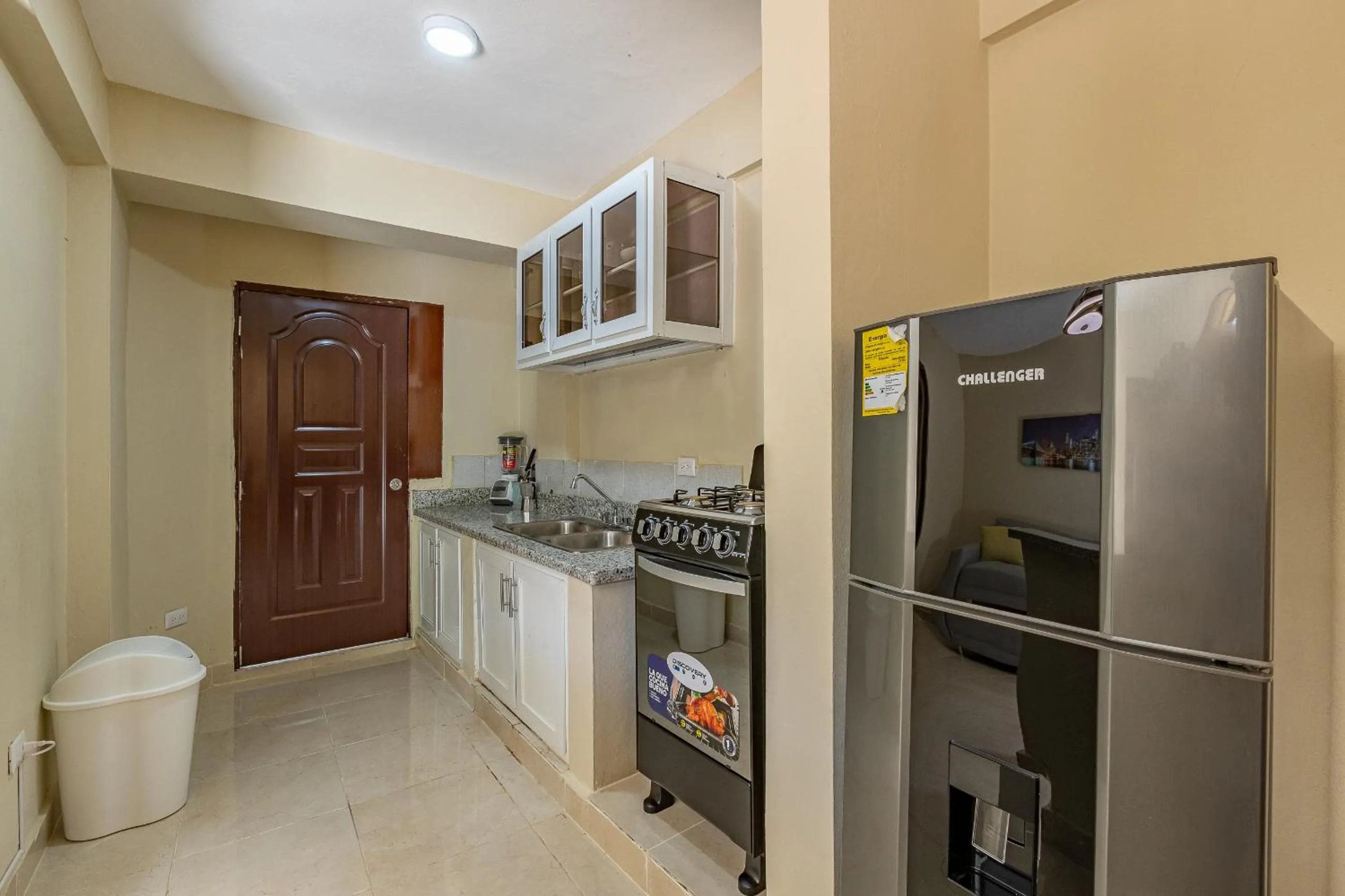 Kitchen or kitchenette in Hotel Turístico Marian