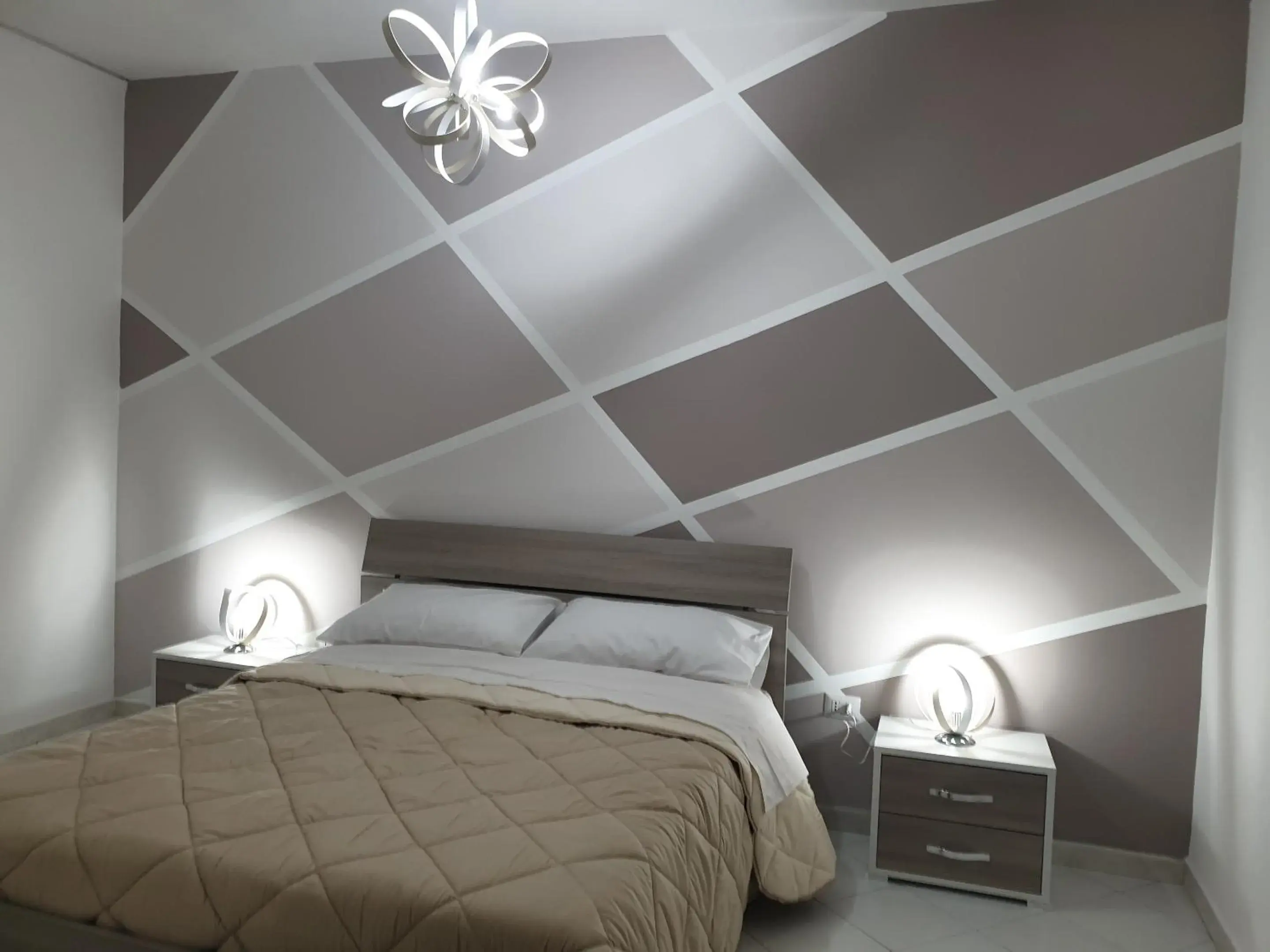 Quadruple Room with Shower in B&B Pompeii Luxury Quadruple Room with Shower in B&B Pompeii Luxury