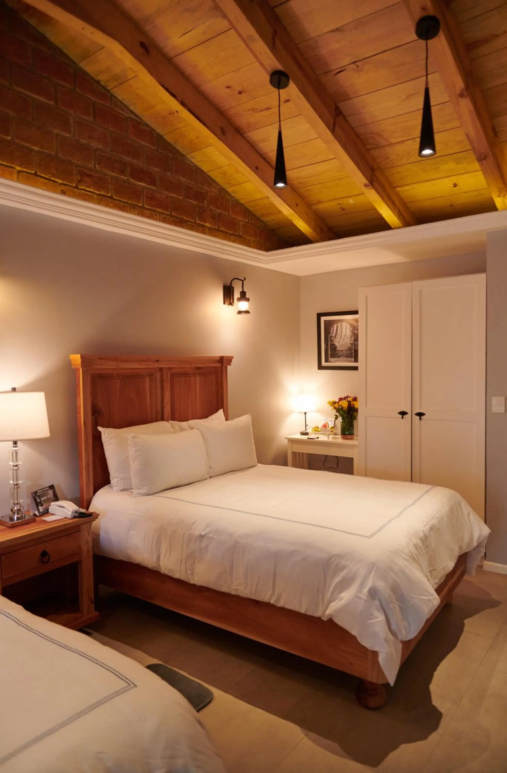 Bedroom, Bed in Hacienda Valentino