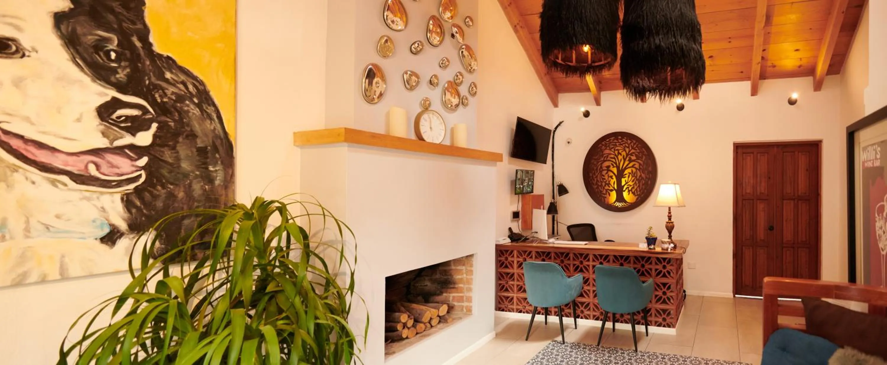 Lobby or reception in Hacienda Valentino