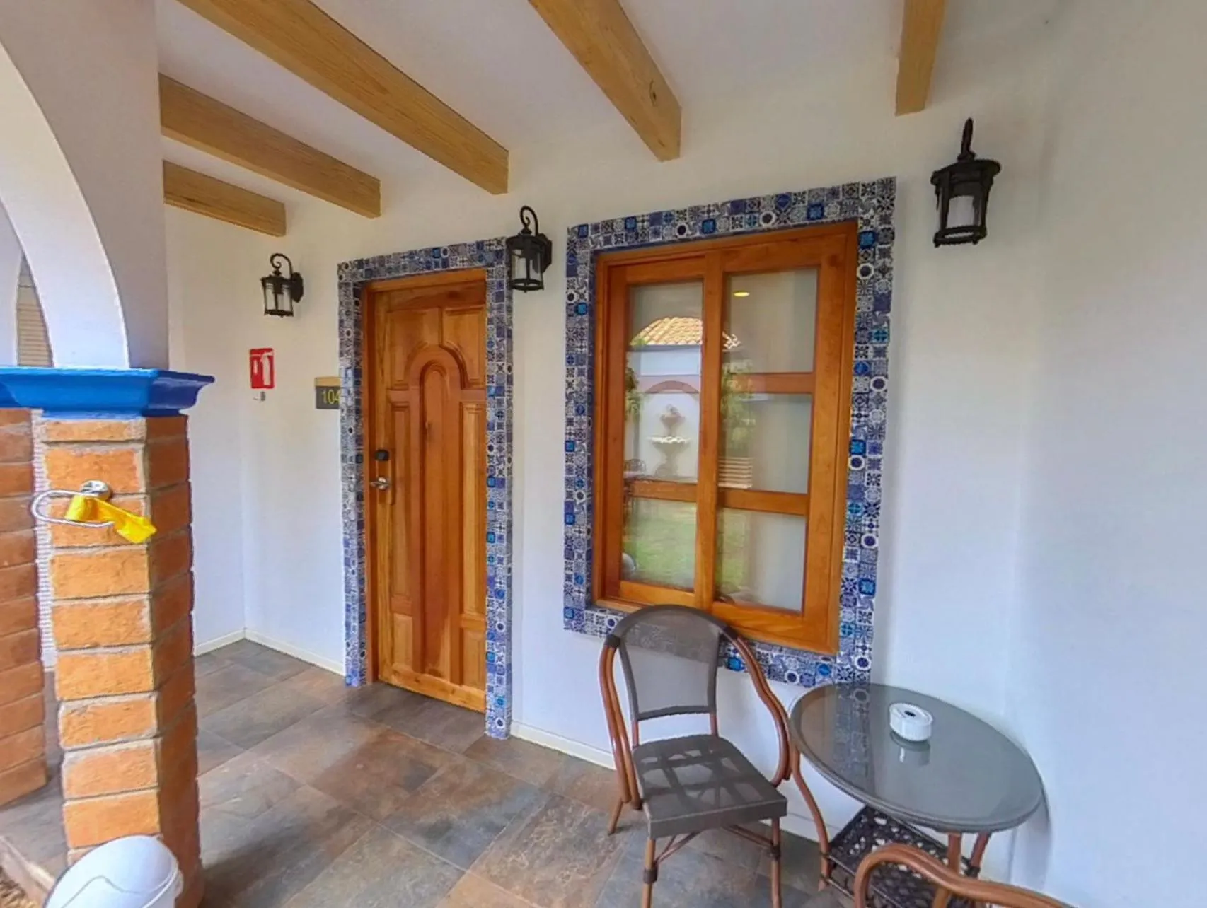 Seating area in Hacienda Valentino