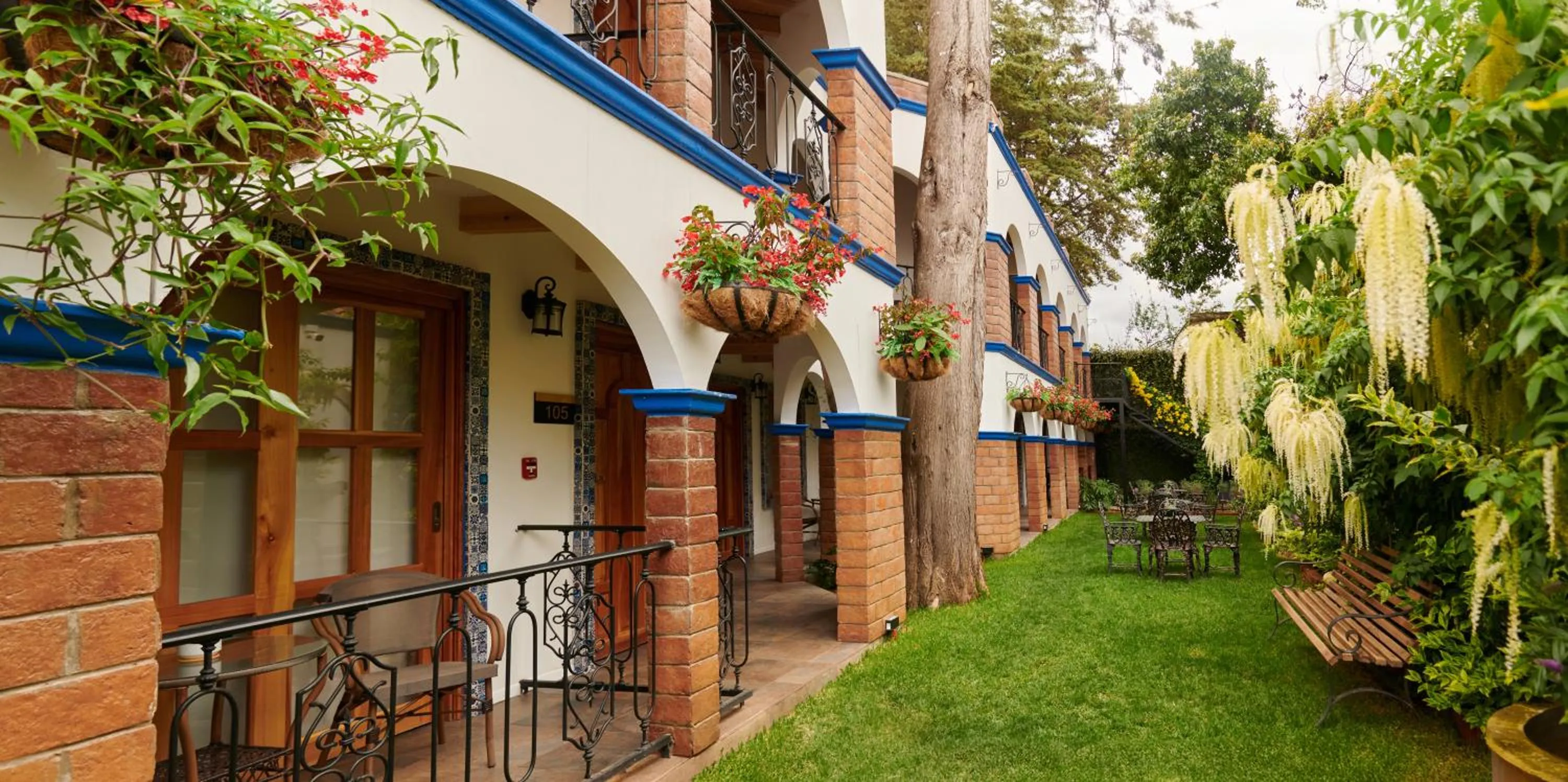Garden in Hacienda Valentino