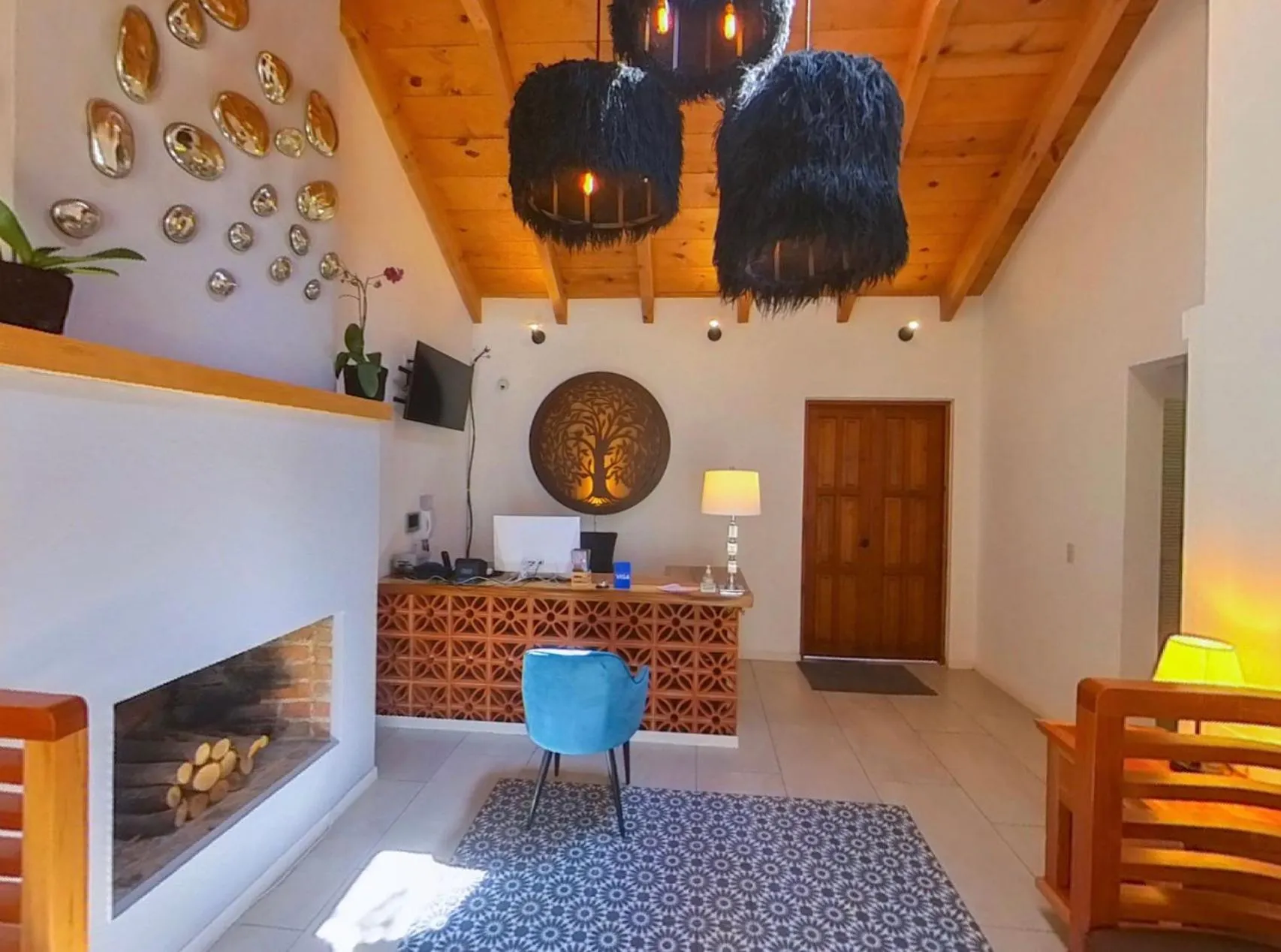 Lobby or reception in Hacienda Valentino