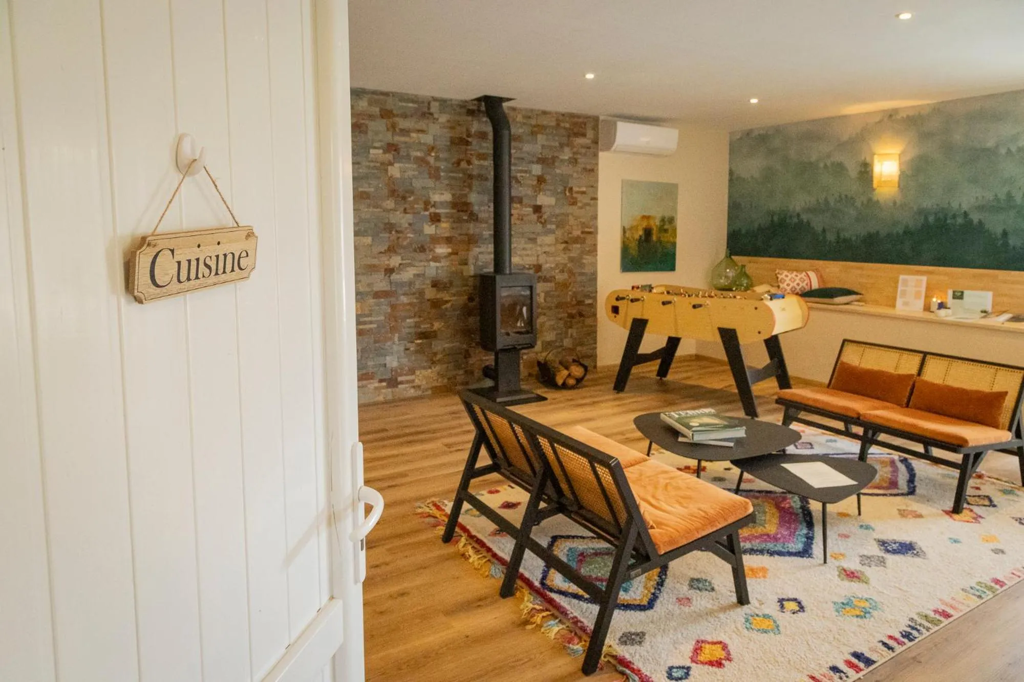 Living room in La Ferme des Denis
