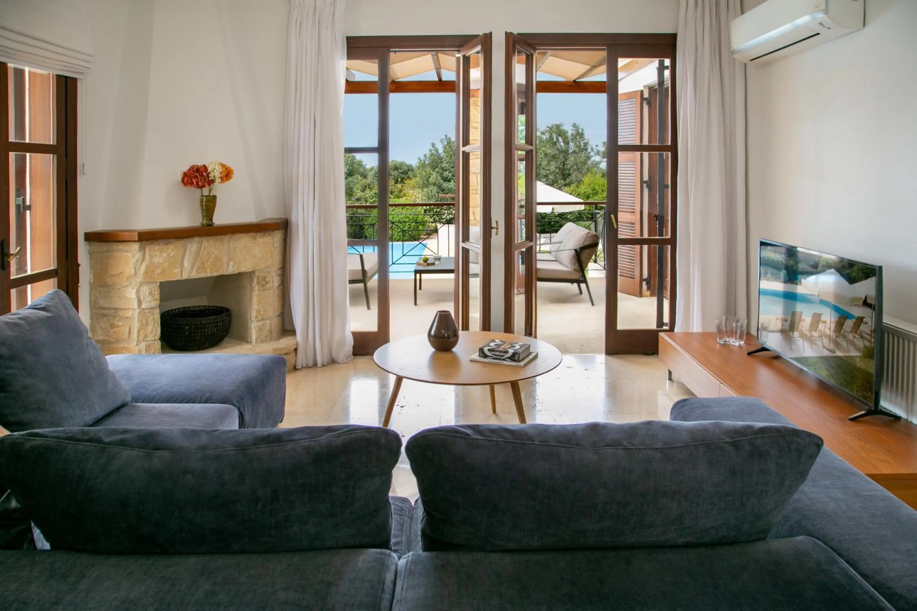 Seating area in Aphrodite Hills Rentals - Superior Villas