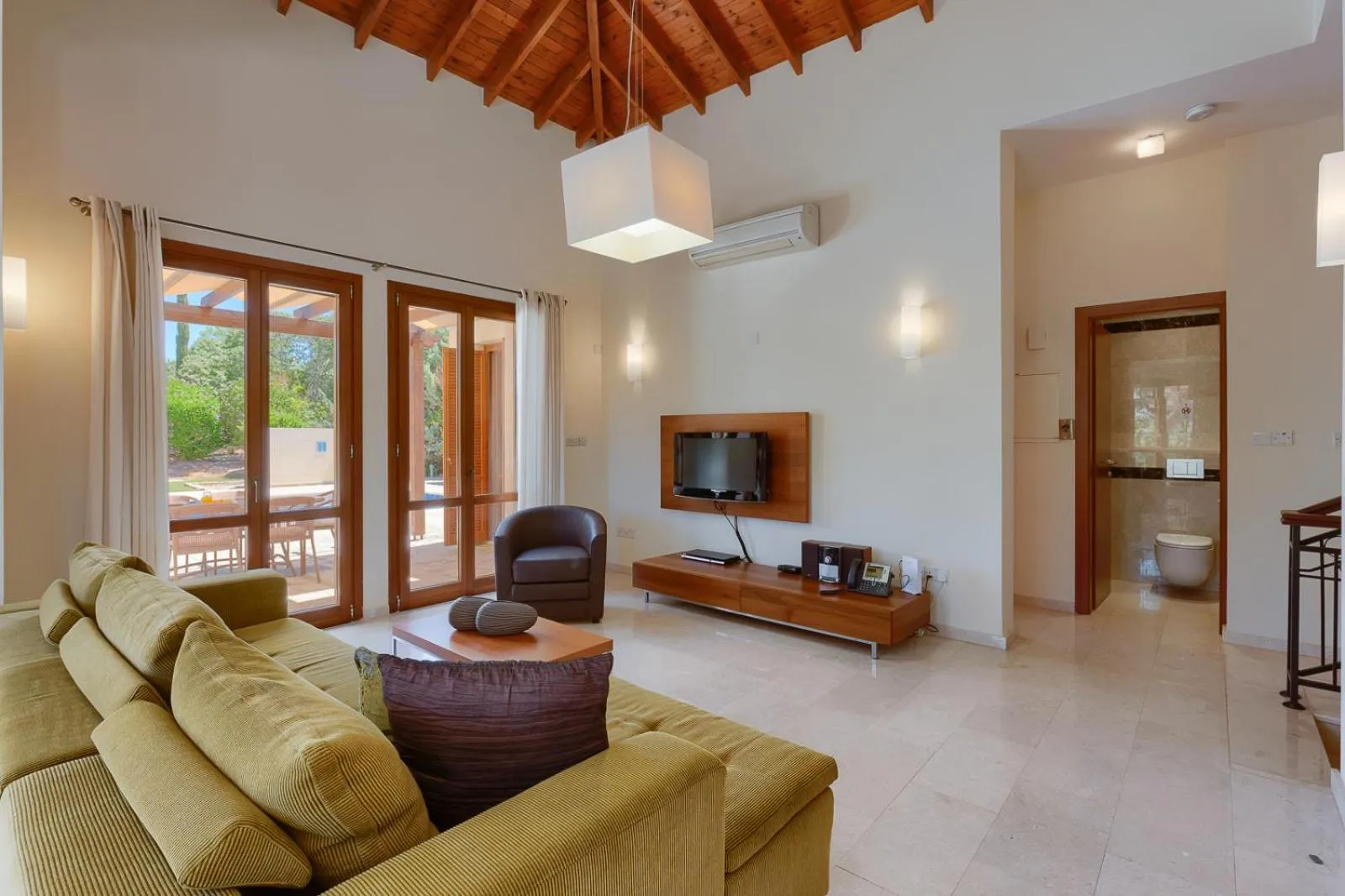 TV and multimedia in Aphrodite Hills Rentals - Superior Villas