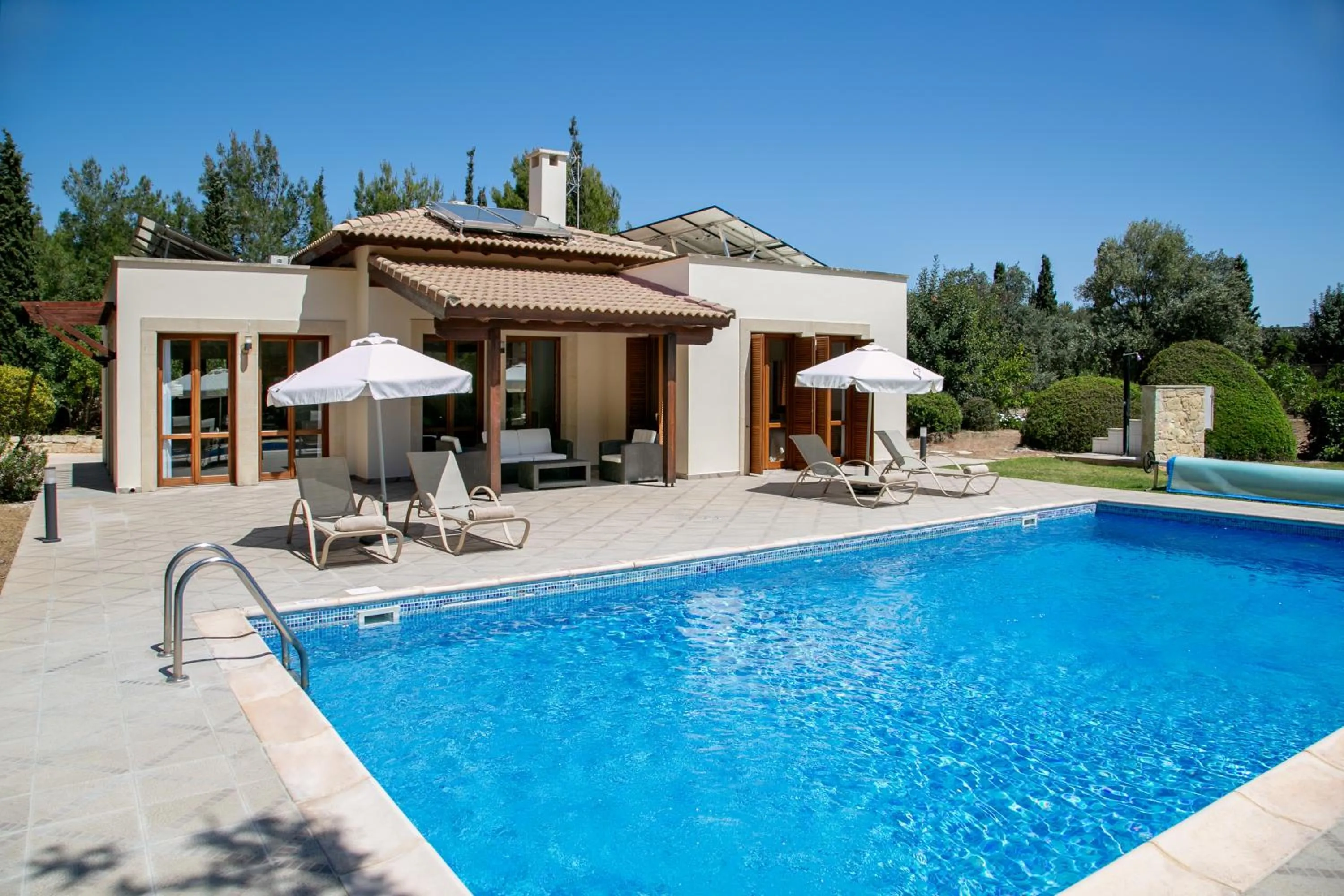 Pool view in Aphrodite Hills Rentals - Superior Villas