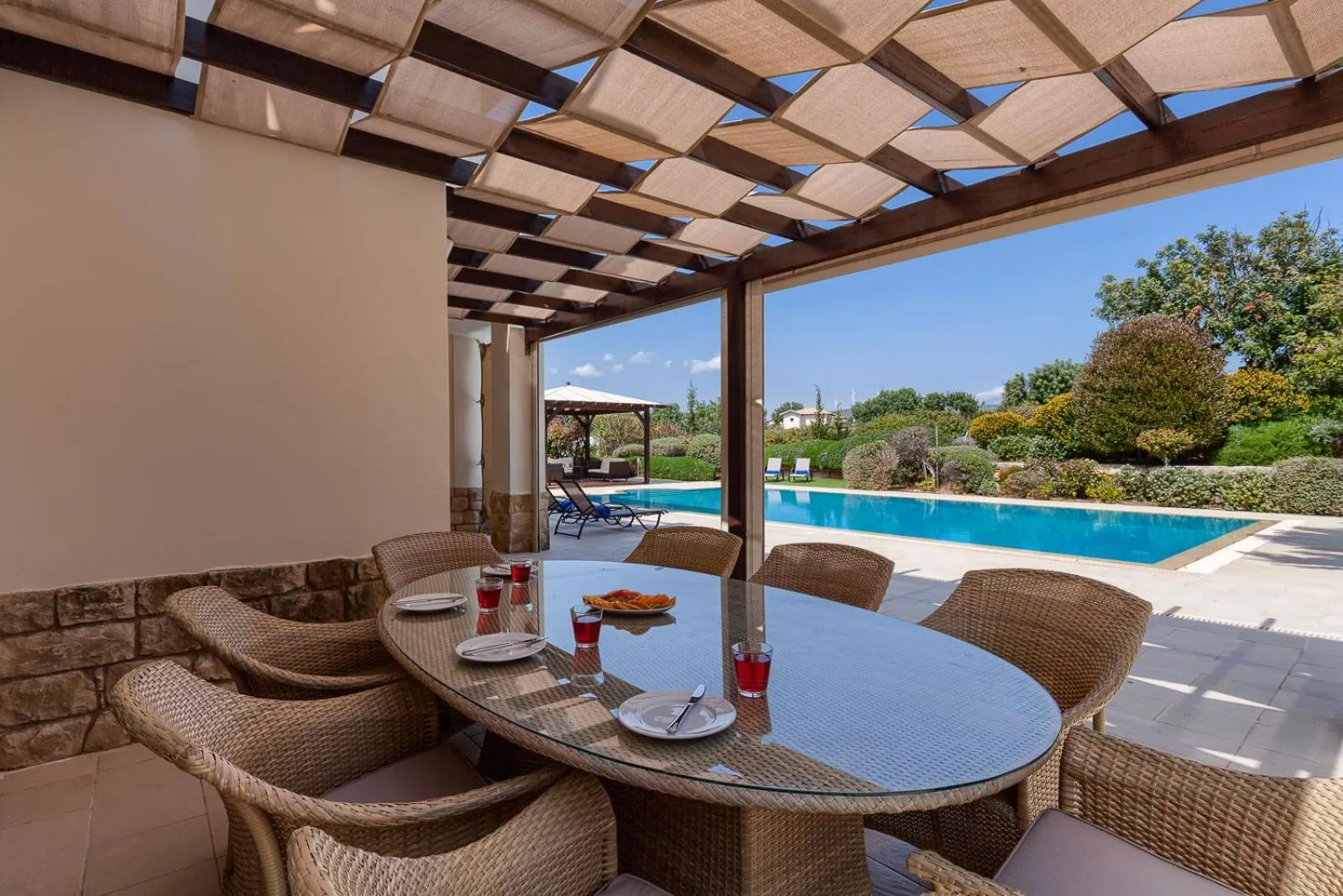 Swimming pool in Aphrodite Hills Rentals - Superior Villas