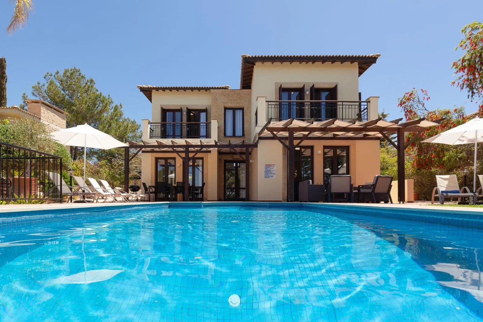 Pool view in Aphrodite Hills Rentals - Superior Villas