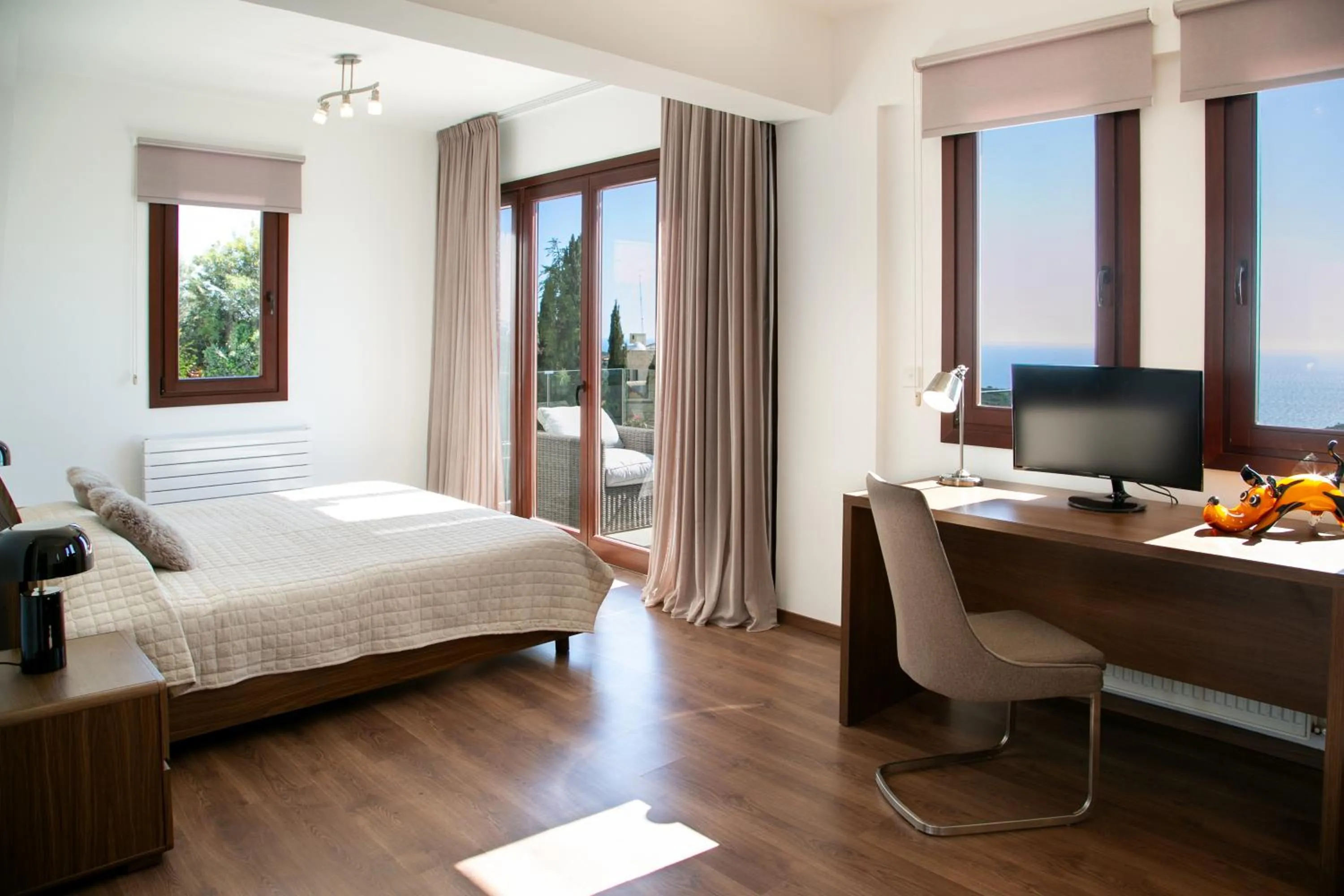 Bedroom, Bed in Aphrodite Hills Rentals - Superior Villas