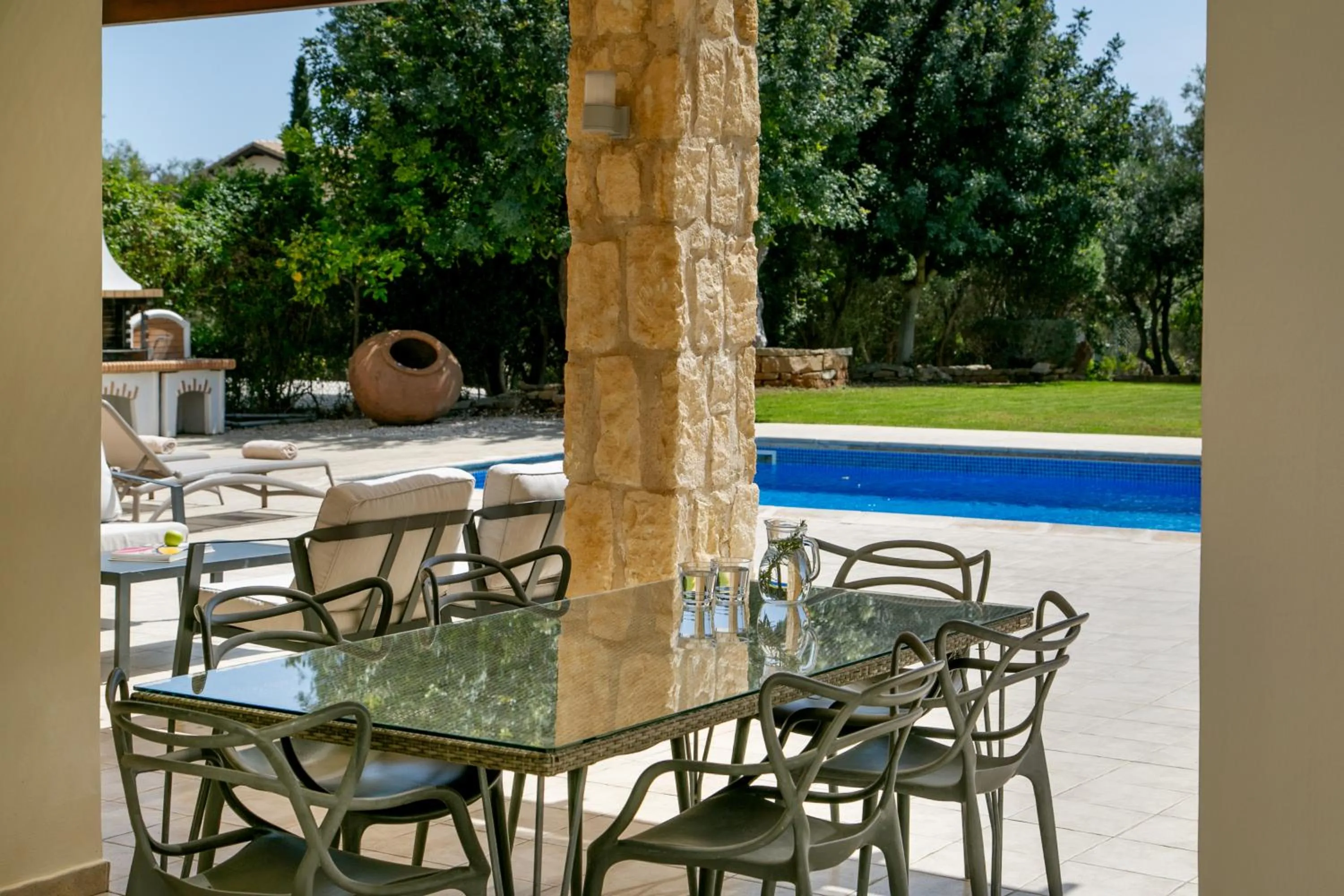 Pool view in Aphrodite Hills Rentals - Superior Villas