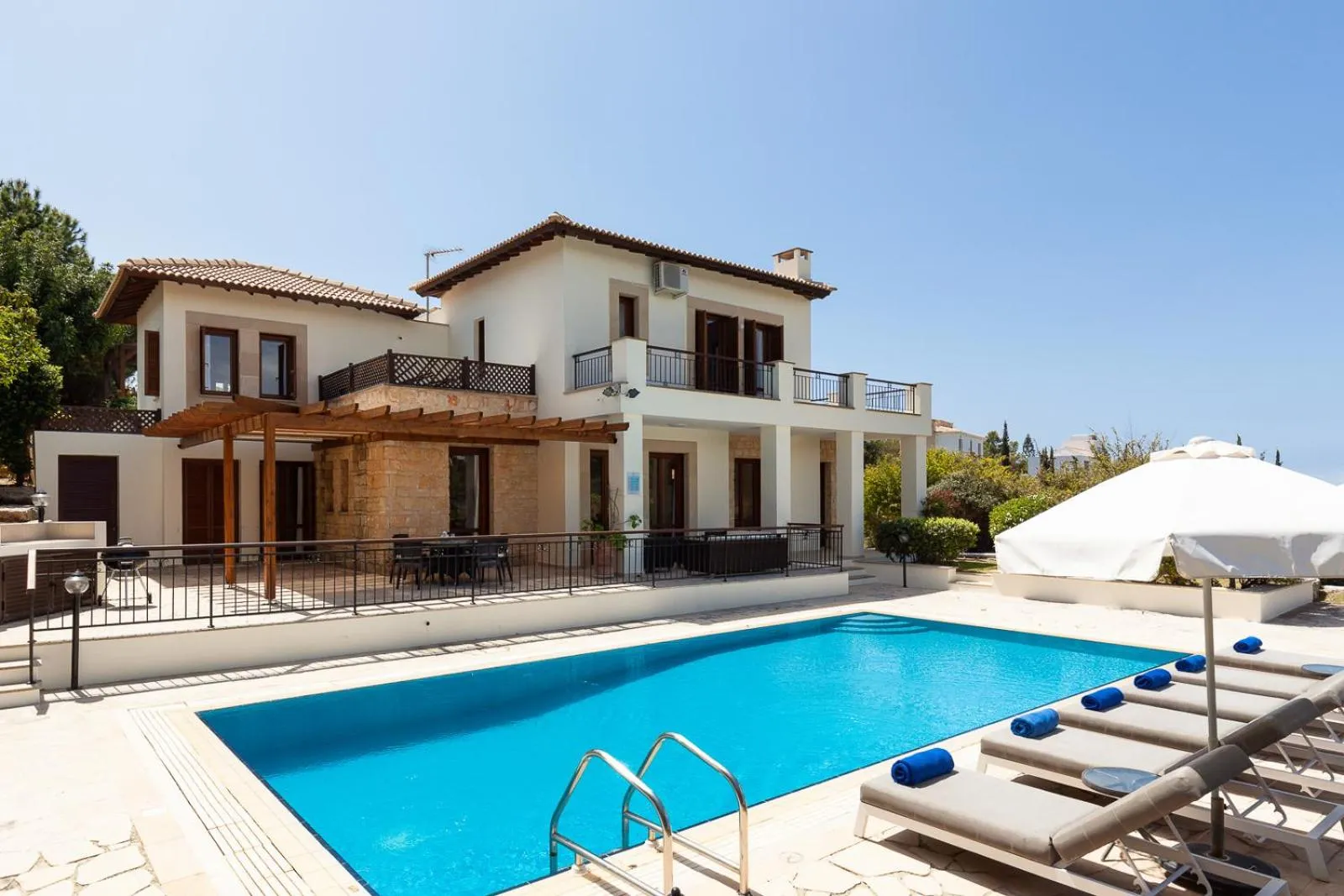 Pool view in Aphrodite Hills Rentals - Superior Villas
