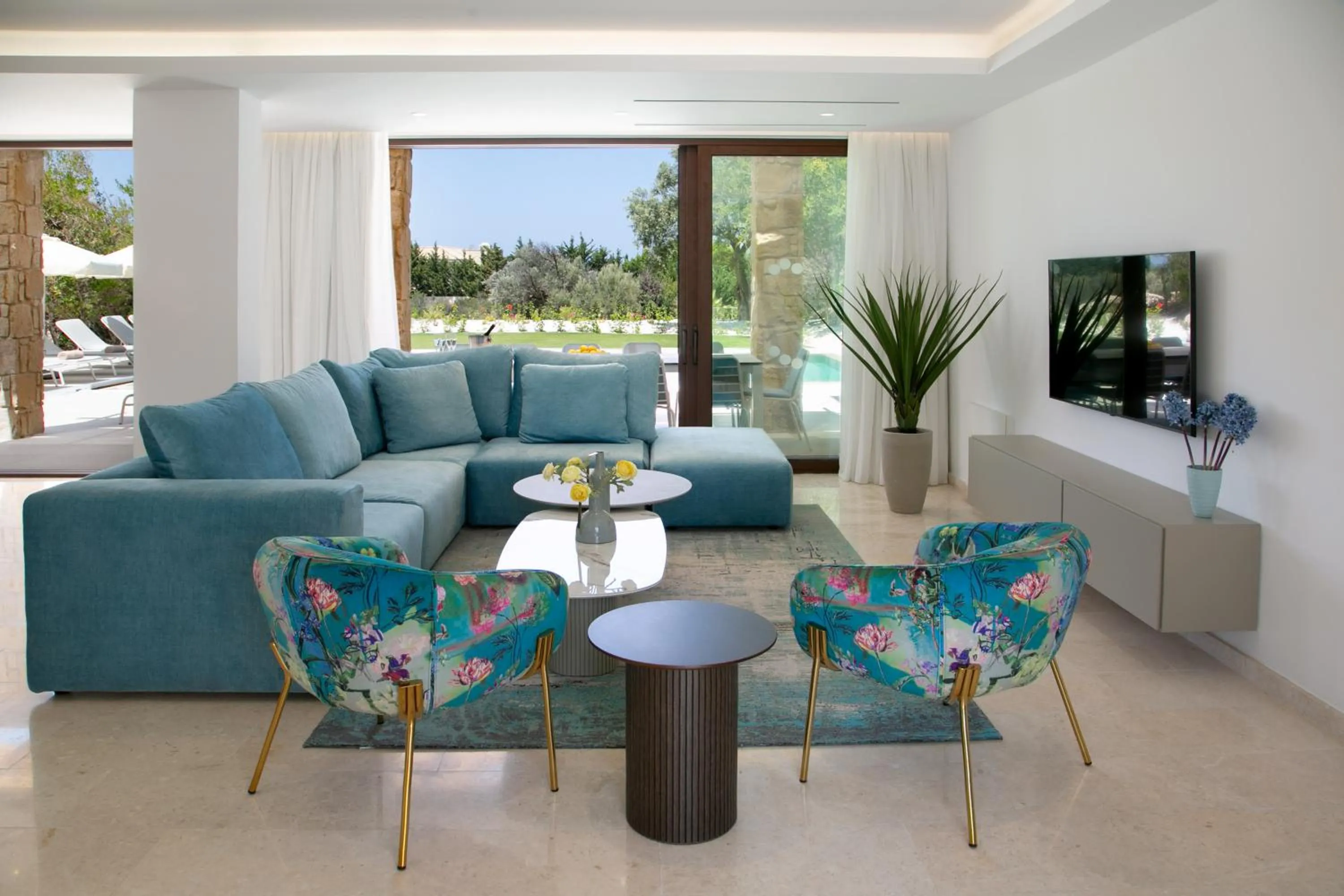 TV and multimedia in Aphrodite Hills Rentals - Superior Villas