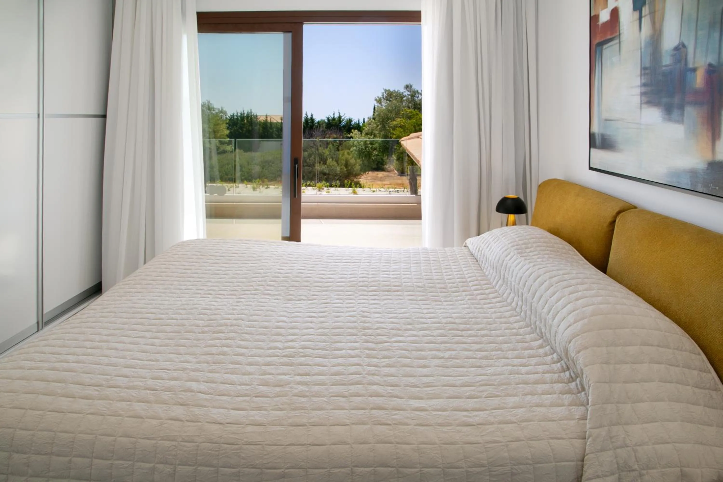 Photo of the whole room, Bed in Aphrodite Hills Rentals - Superior Villas