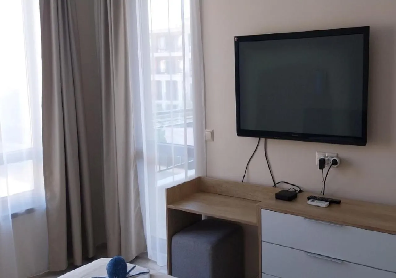 Bed in Sea Dreams Apartment